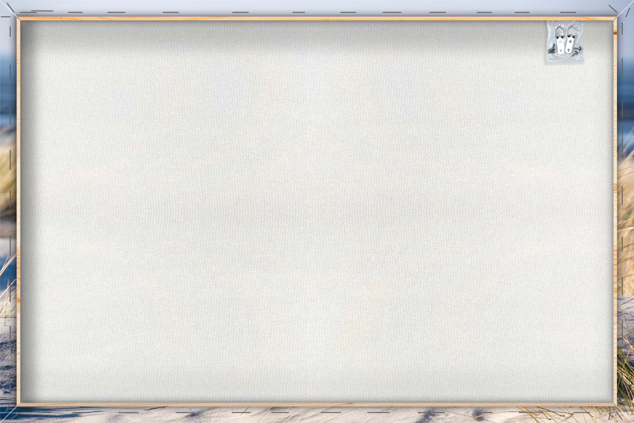 'Time Out on The Beach' canvas image LAND