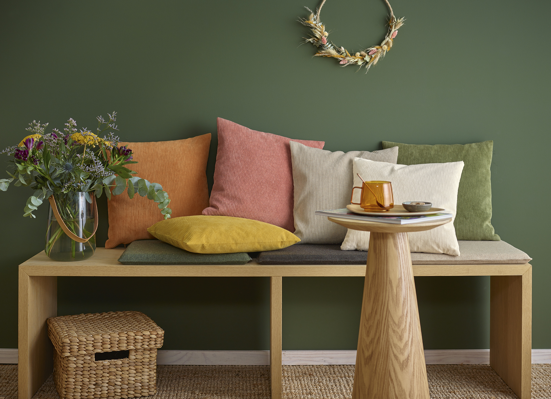 Kissenhülle Earl Lachs 50x50 cm Sander AG