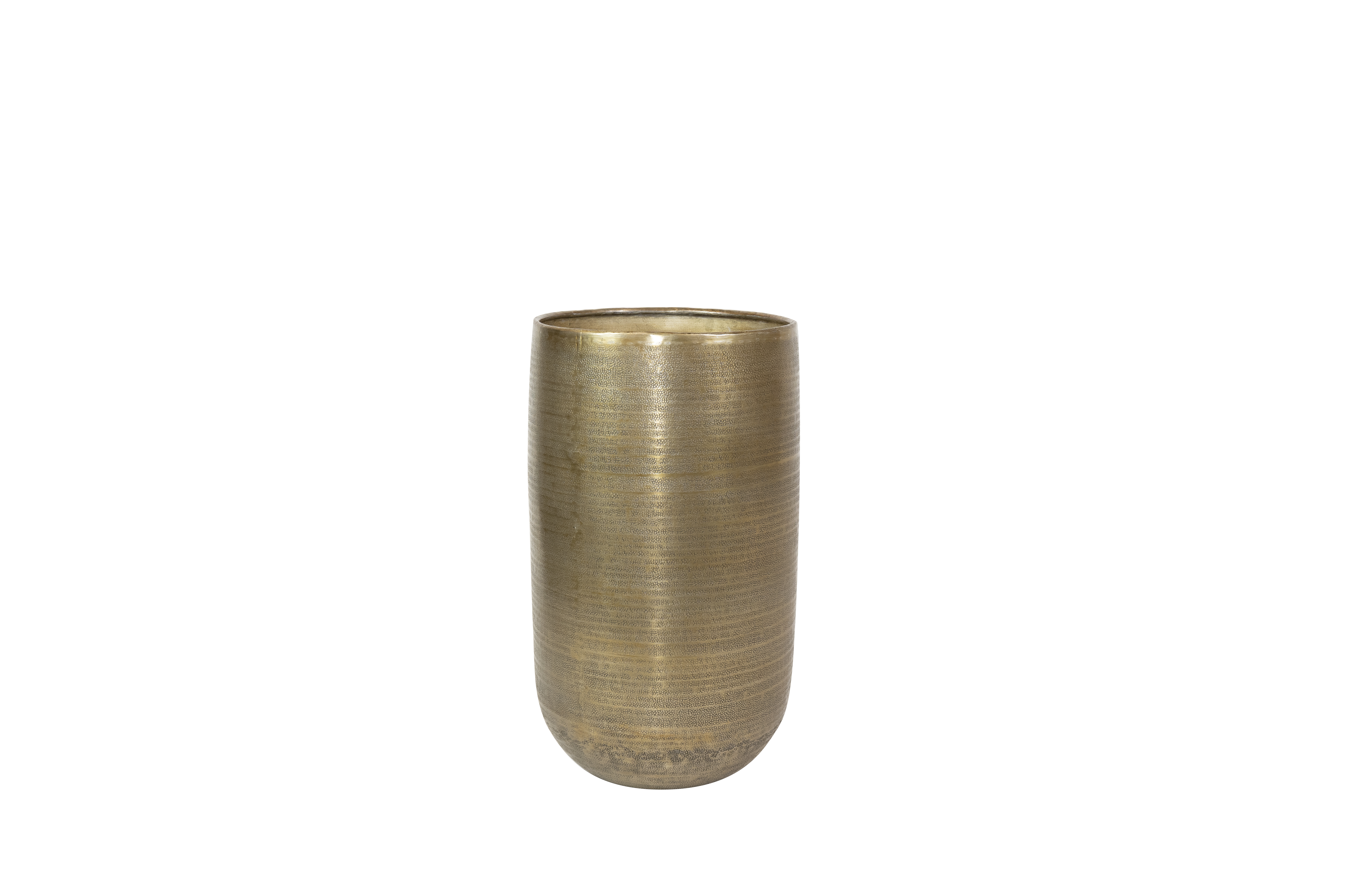 Decofinder Gefäss Rowen, Metall, Gold H: 55 cm  | Schubiger Möbel