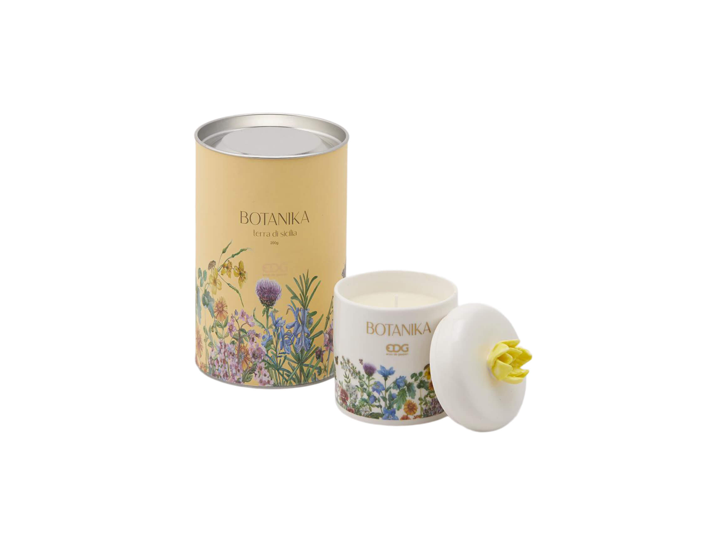 Scented candle Terra Sicila H: 13 cm Edg