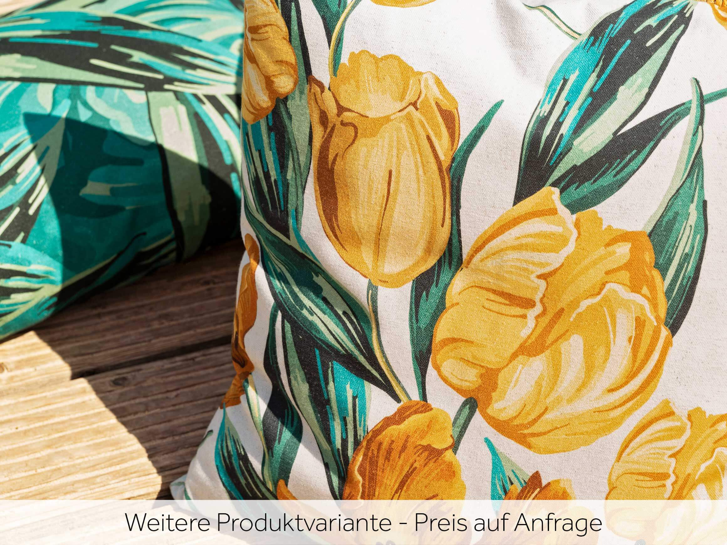 Kissenhülle Tulipa Petrol B: 40 cm Magma