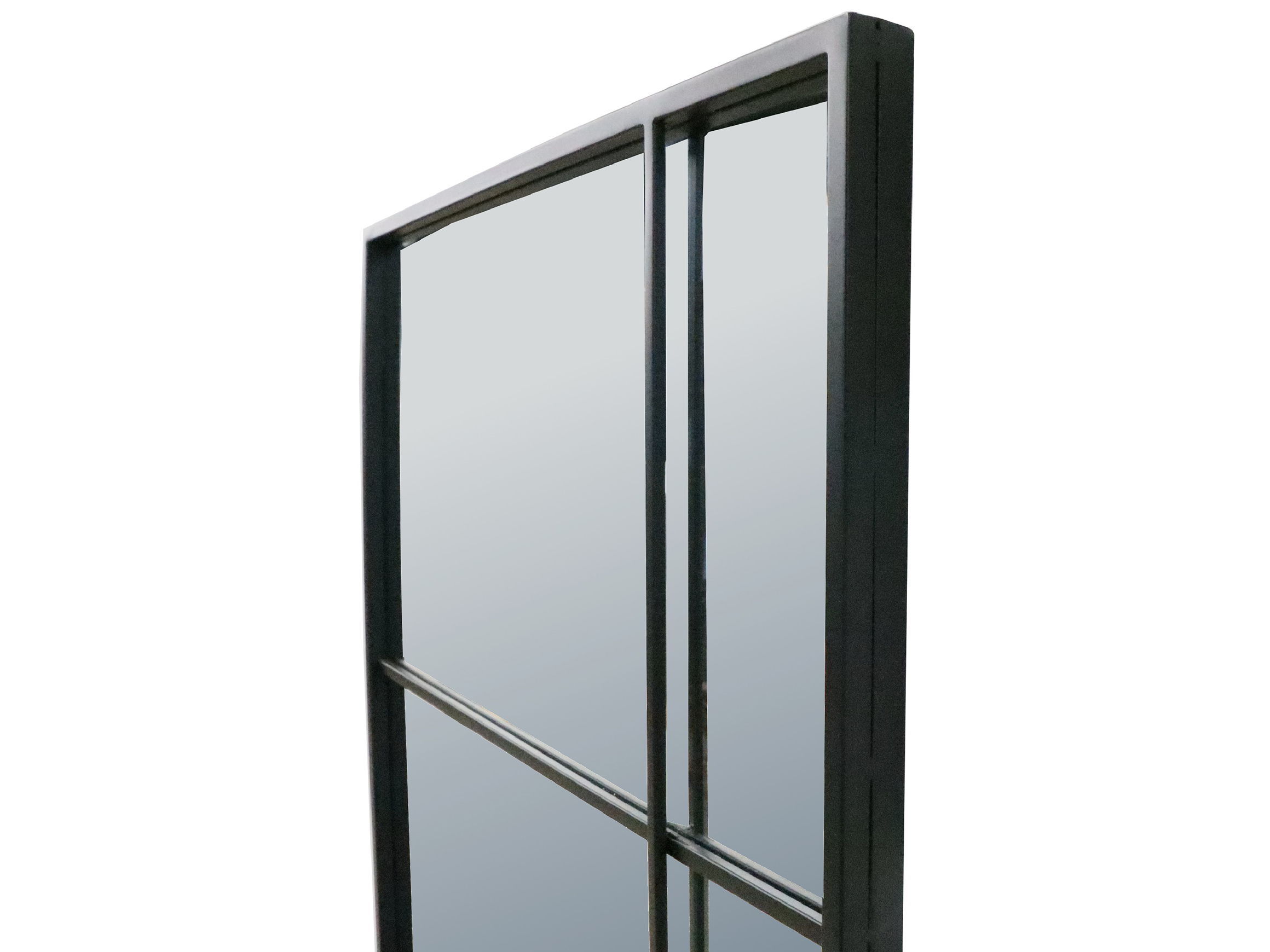 Spiegel Metall Schwarz B: 65 cm Kersten