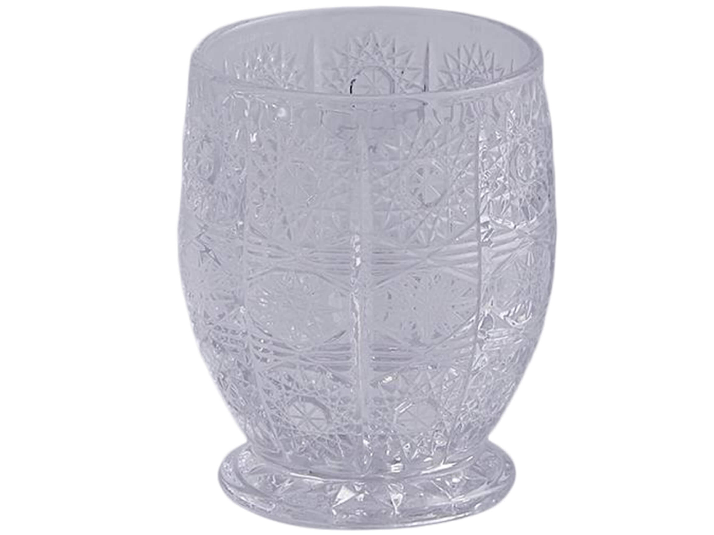 Photophore en verre transparent H : 13 cm Edg