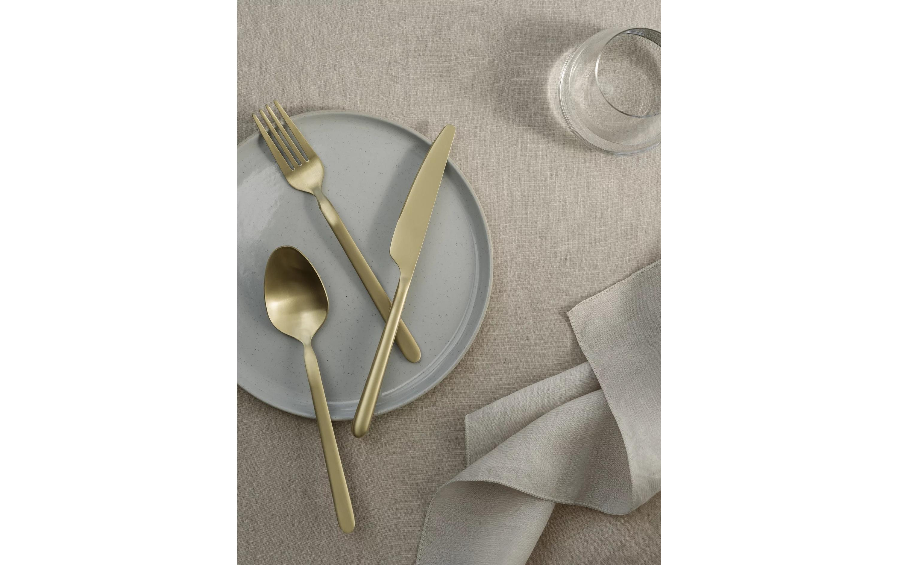 Besteck-Set-Stella, 16 Stück, Champagner-Alltron
