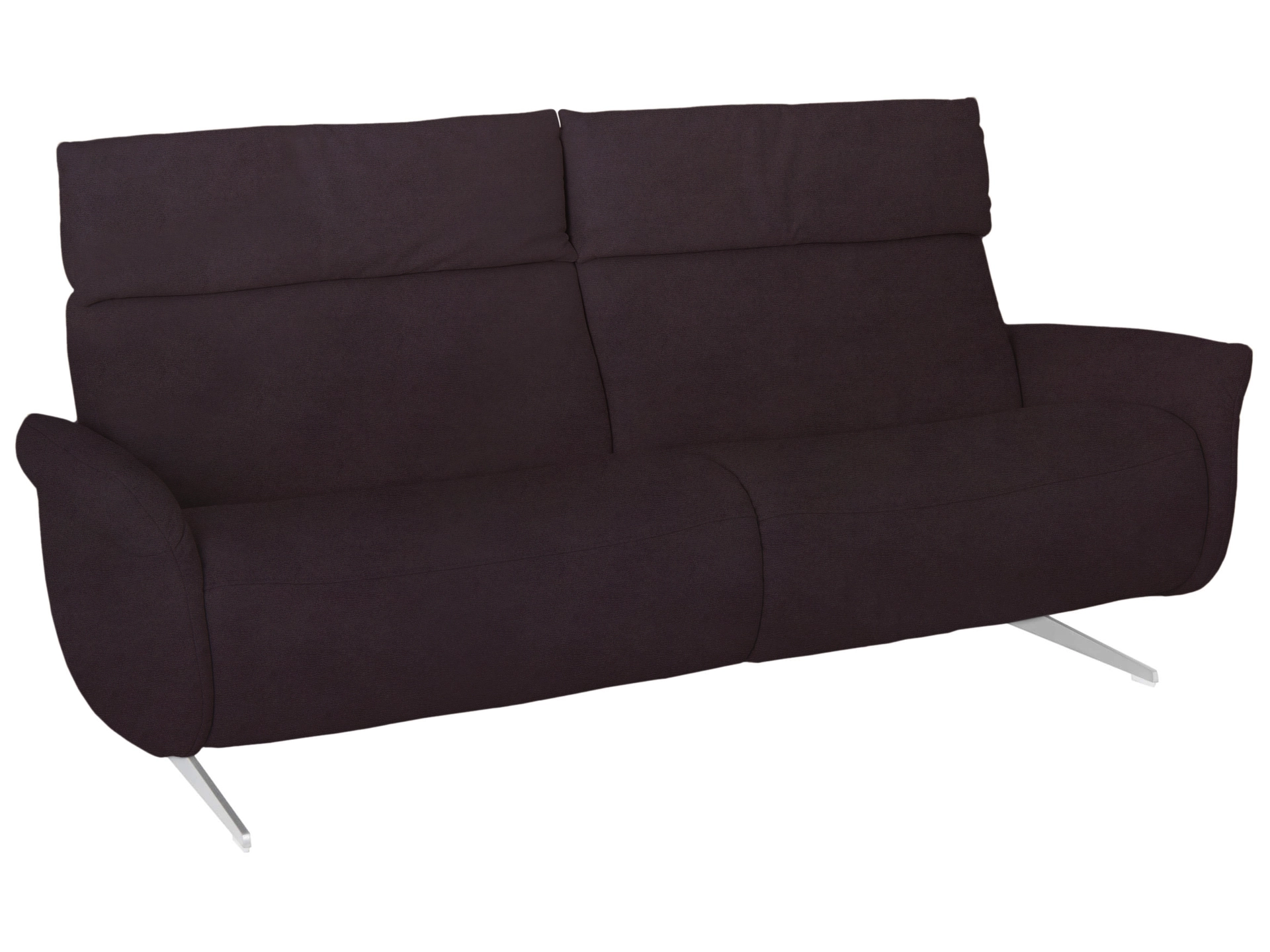 Sofa Chester Basic B: 206 cm Himolla / Farbe: Pflaume / Material: Stoff Basic