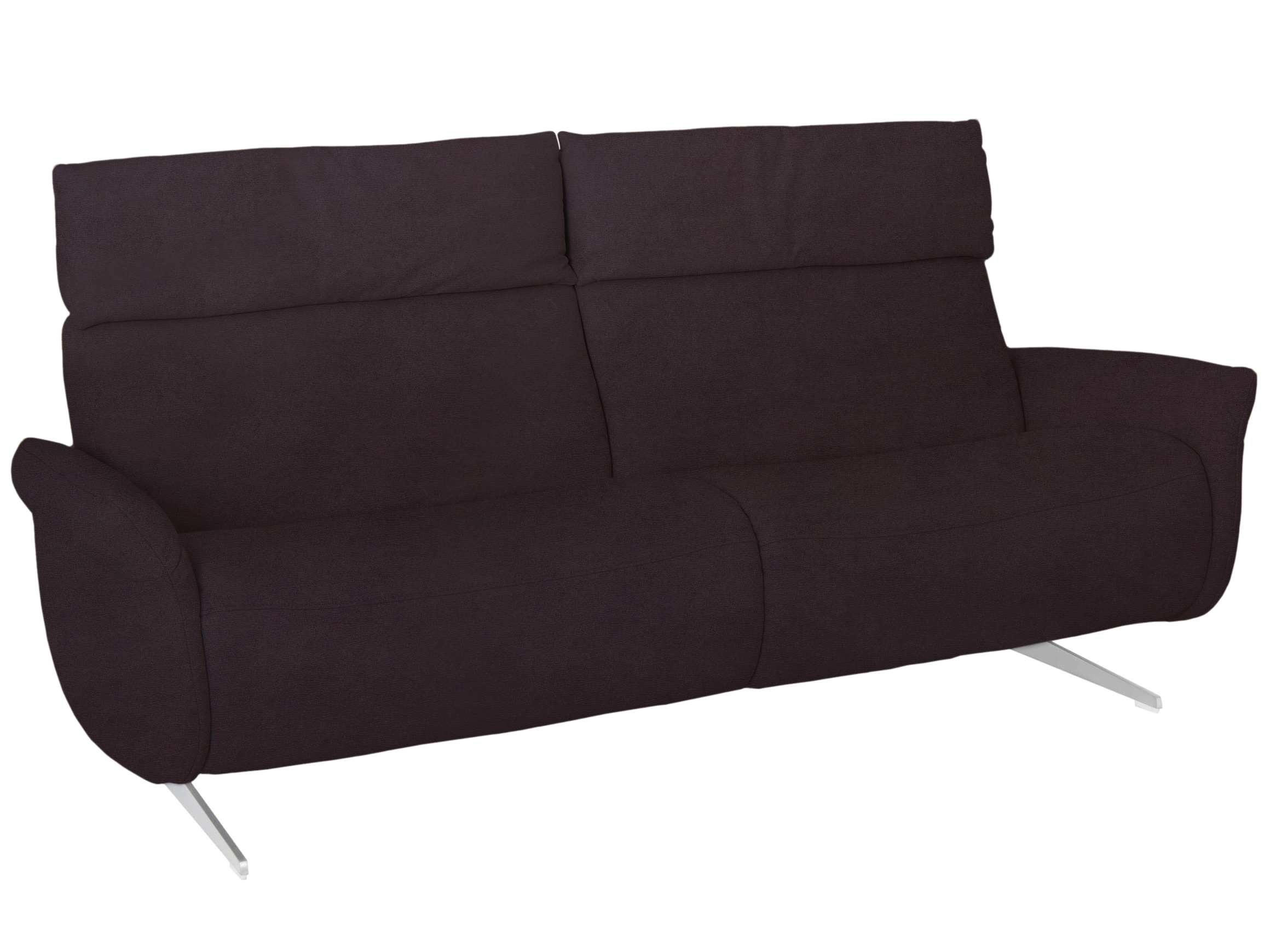 Sofa Chester Basic B: 206 cm Himolla / Farbe: Pflaume / Material: Stoff Basic