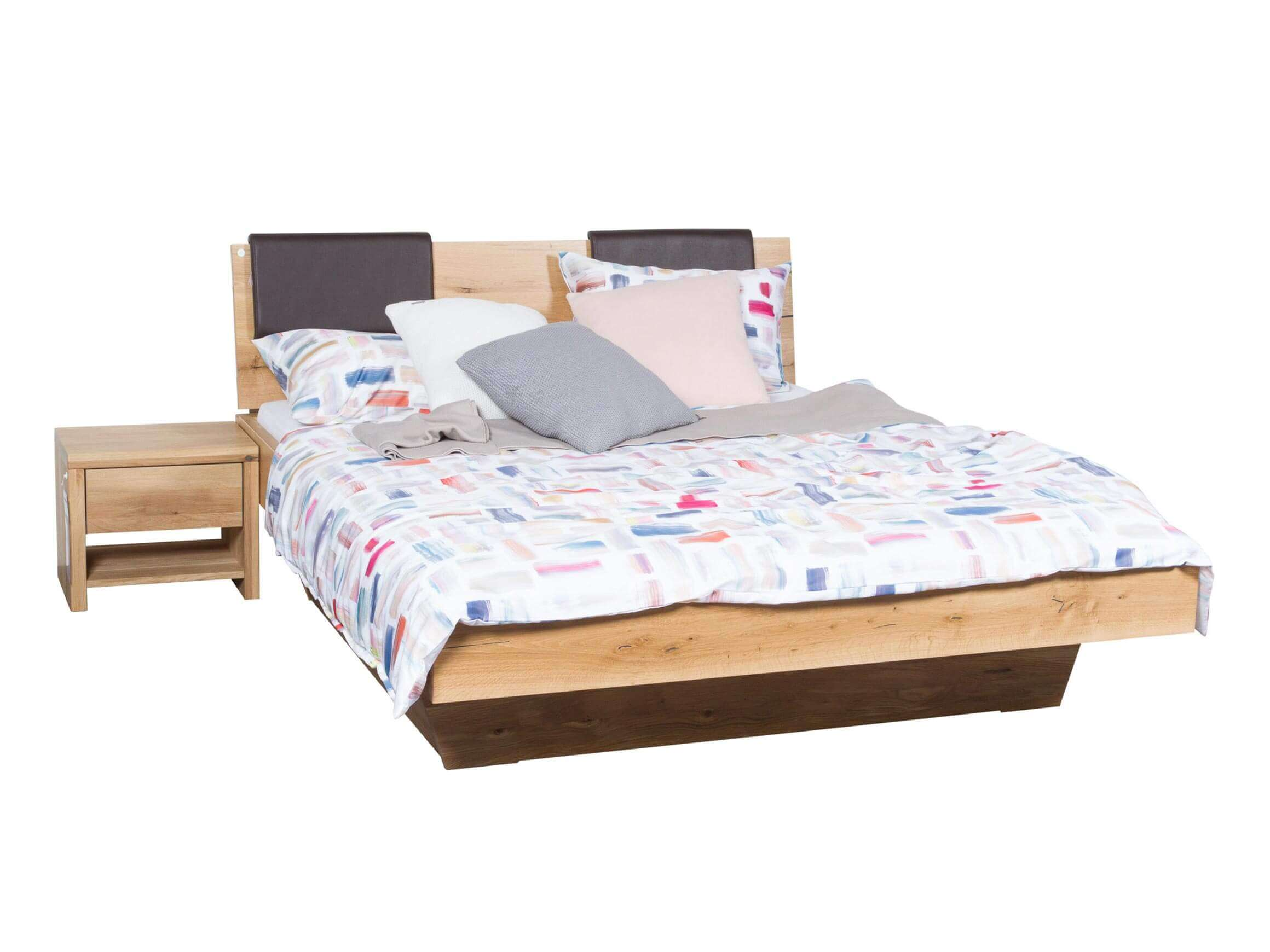 Modular Bett Natura (Natura Plus) Basic Braun | Schubiger Möbel