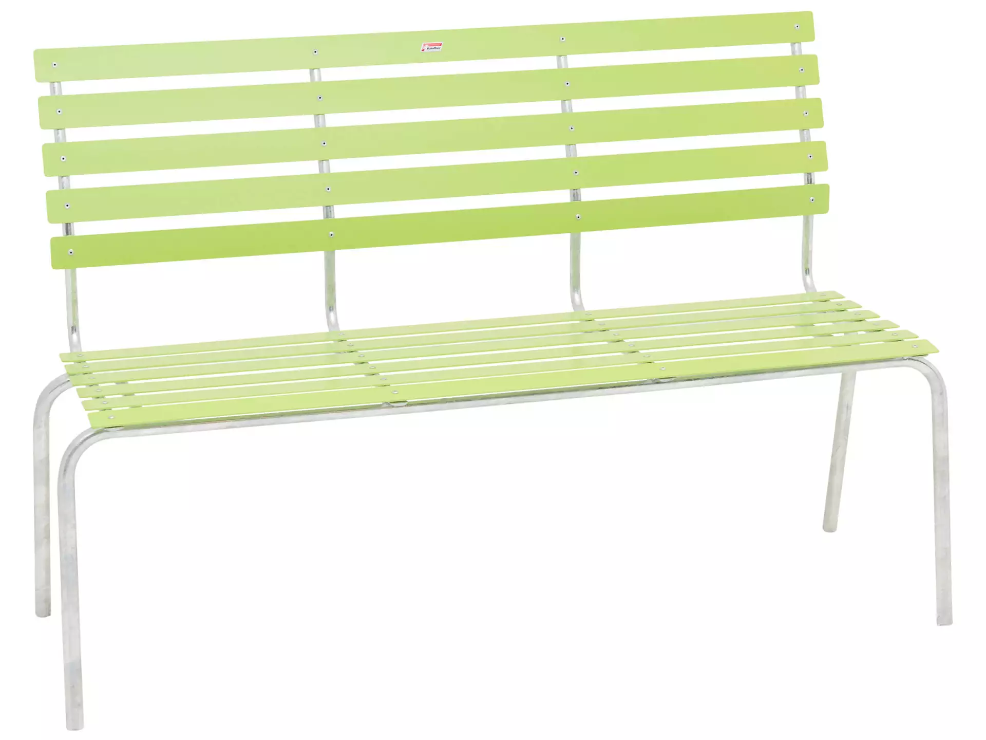 Gartenbank Ascona Schaffner / Farbe: Hellgrün / Material: