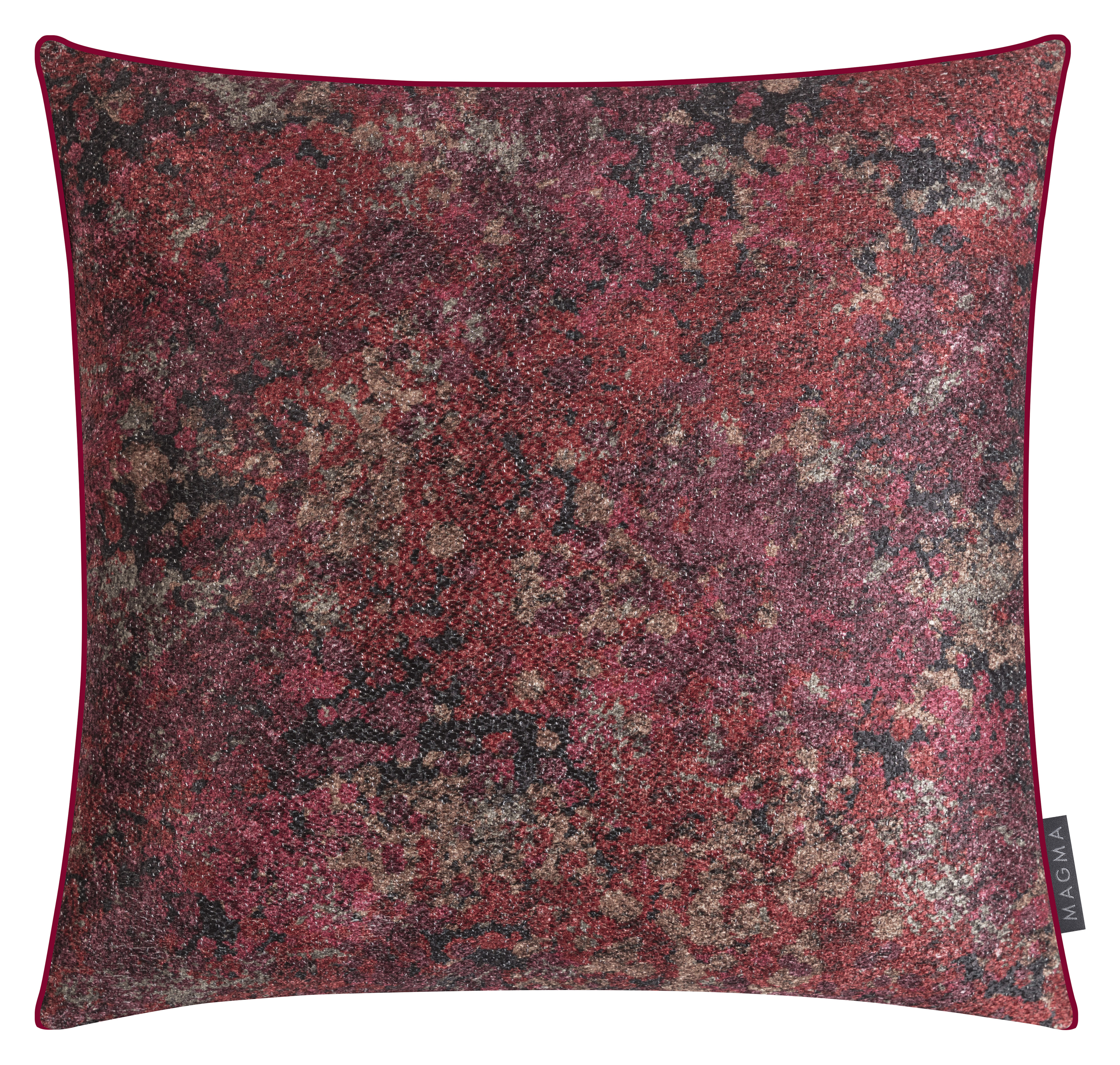Kissenhülle Belen, Bordeaux 45x45 cm Magma / Farbe: