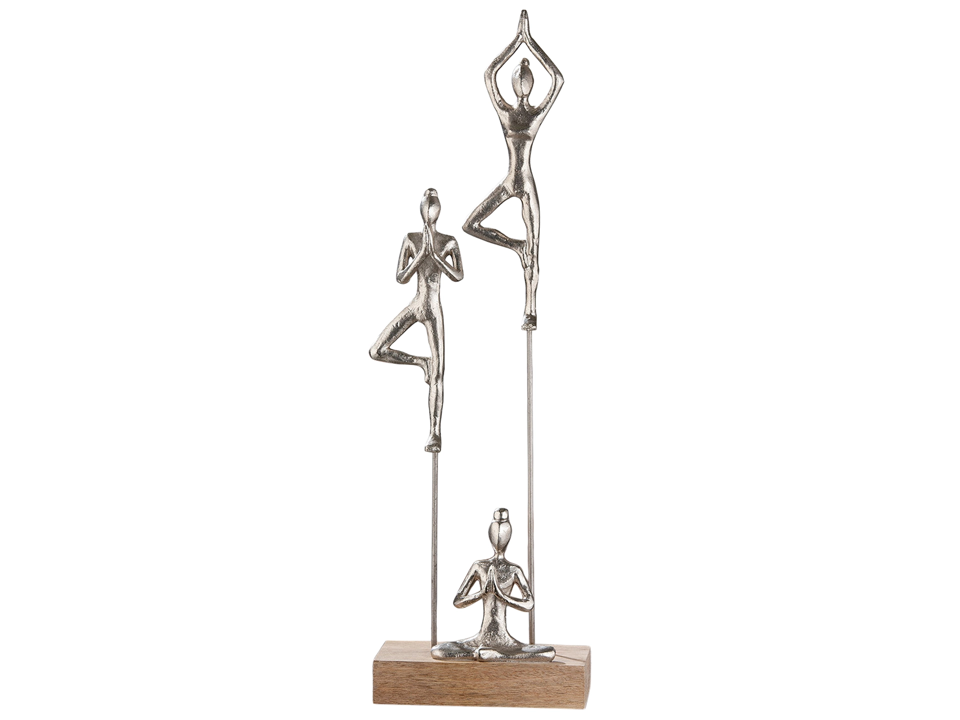 Figuren Figuren Aus Alu, Mangoholz H: 51 cm Gilde