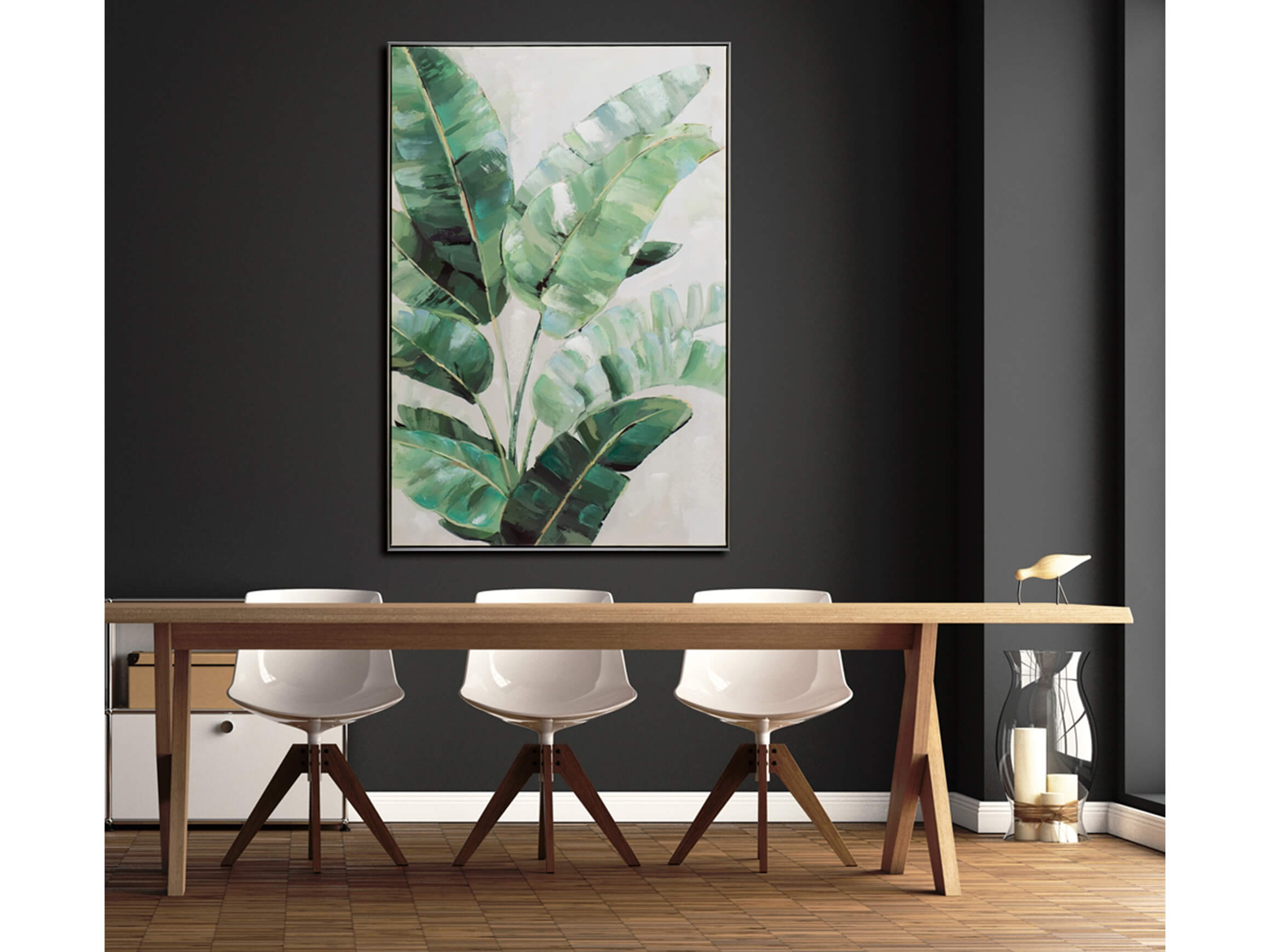 Bild mit Rahmen Grüner Farn image LAND