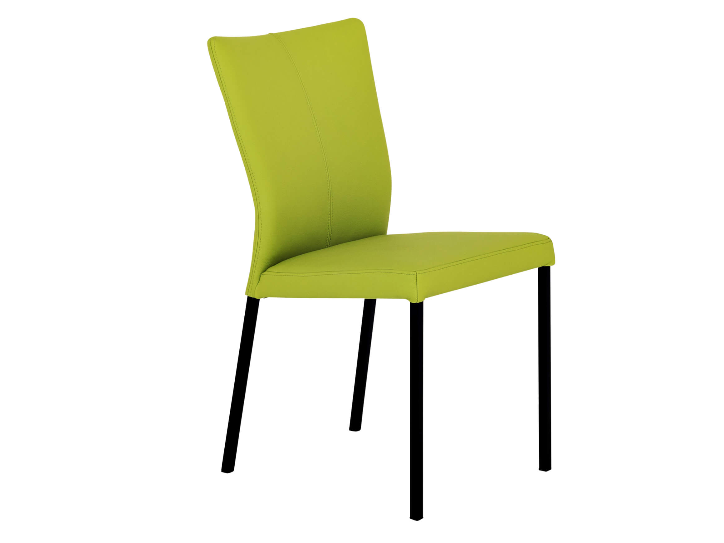 Stuhl Island Sit / Farbe: Lime / Material: Leder