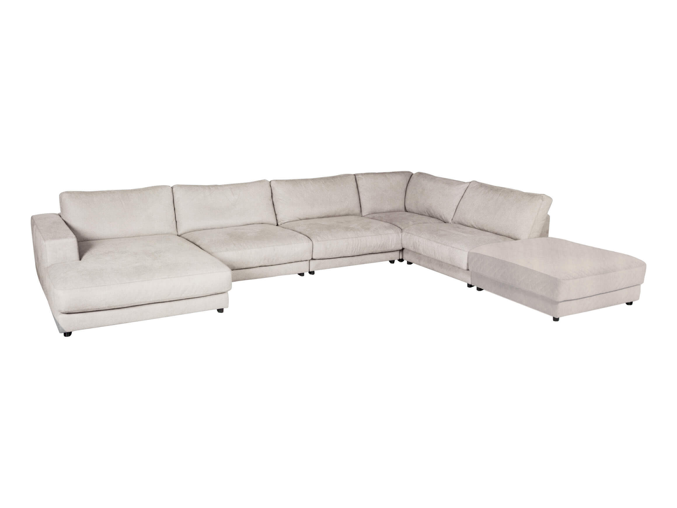 Ecksofa Havanna Basic Candy / Farbe: Nature / Material: Stoff Basic