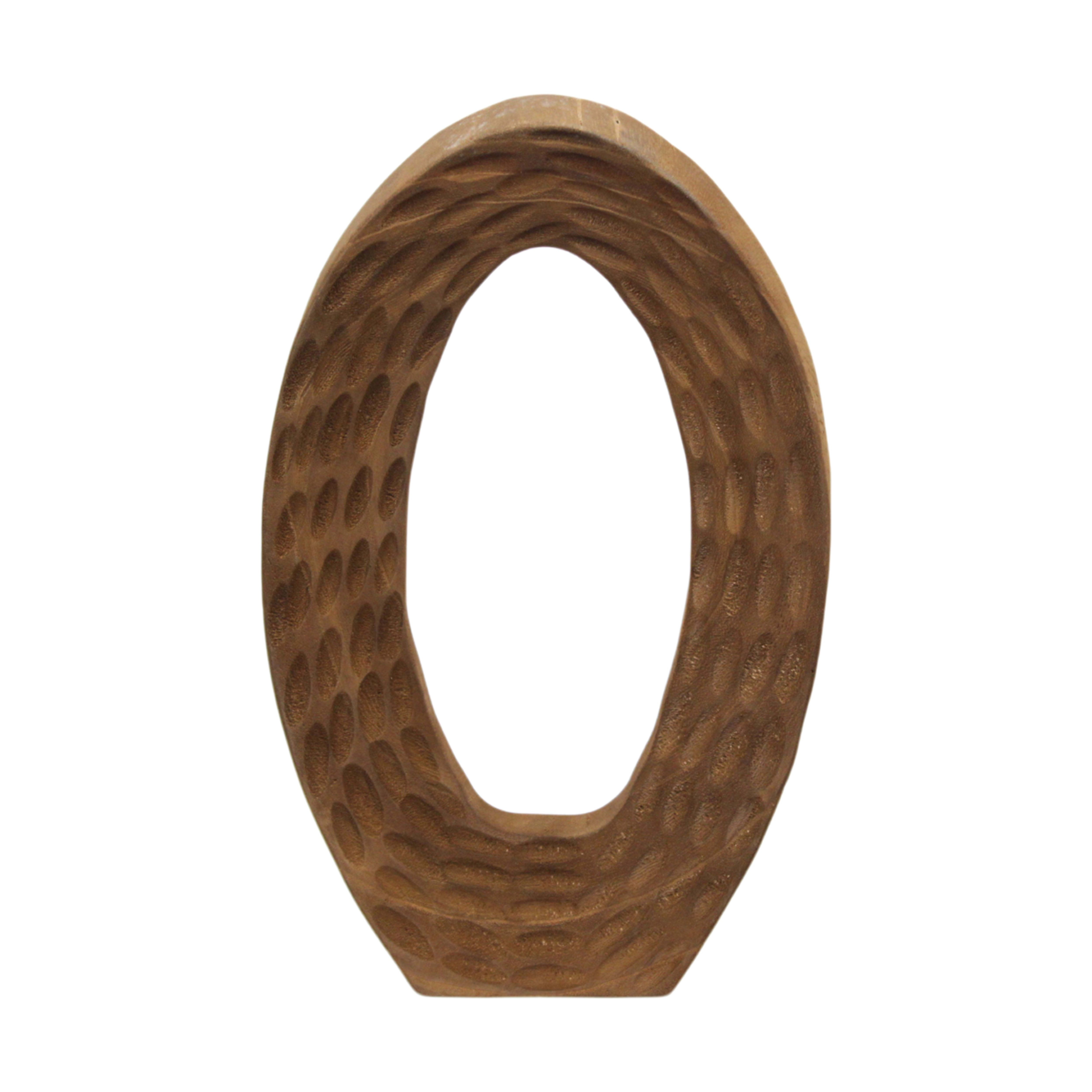 Objekt Oval Stehend, Braun Decofinder