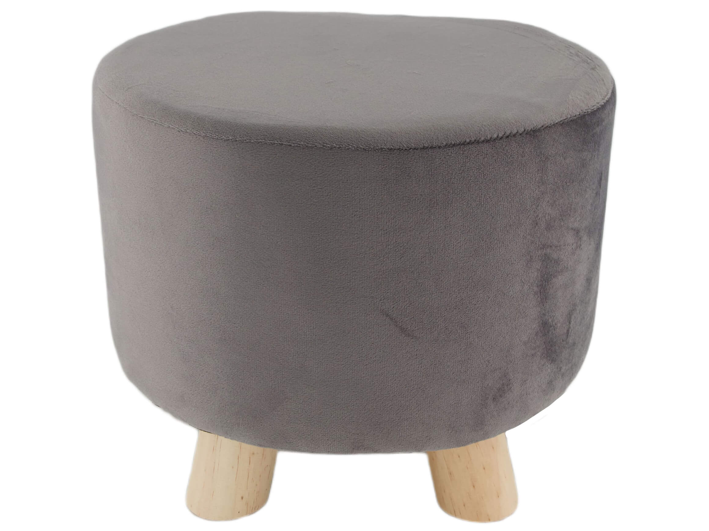 Stool velvet green H: 25 cm Decofinder