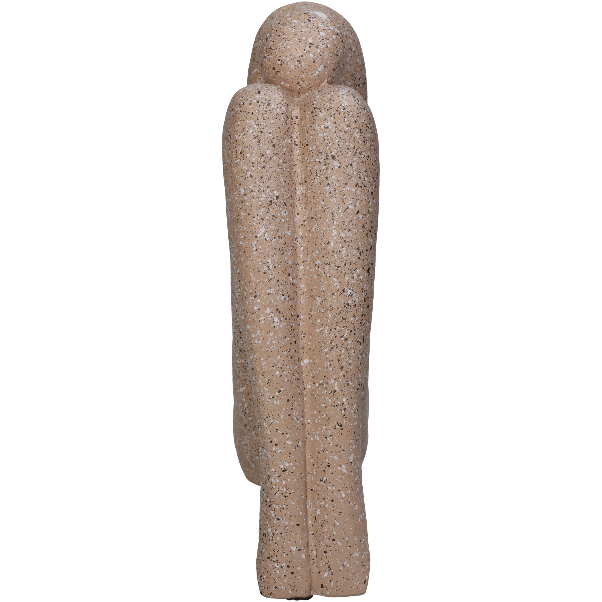Figur Mensch Sitzend, Beige H: 20 cm Kersten