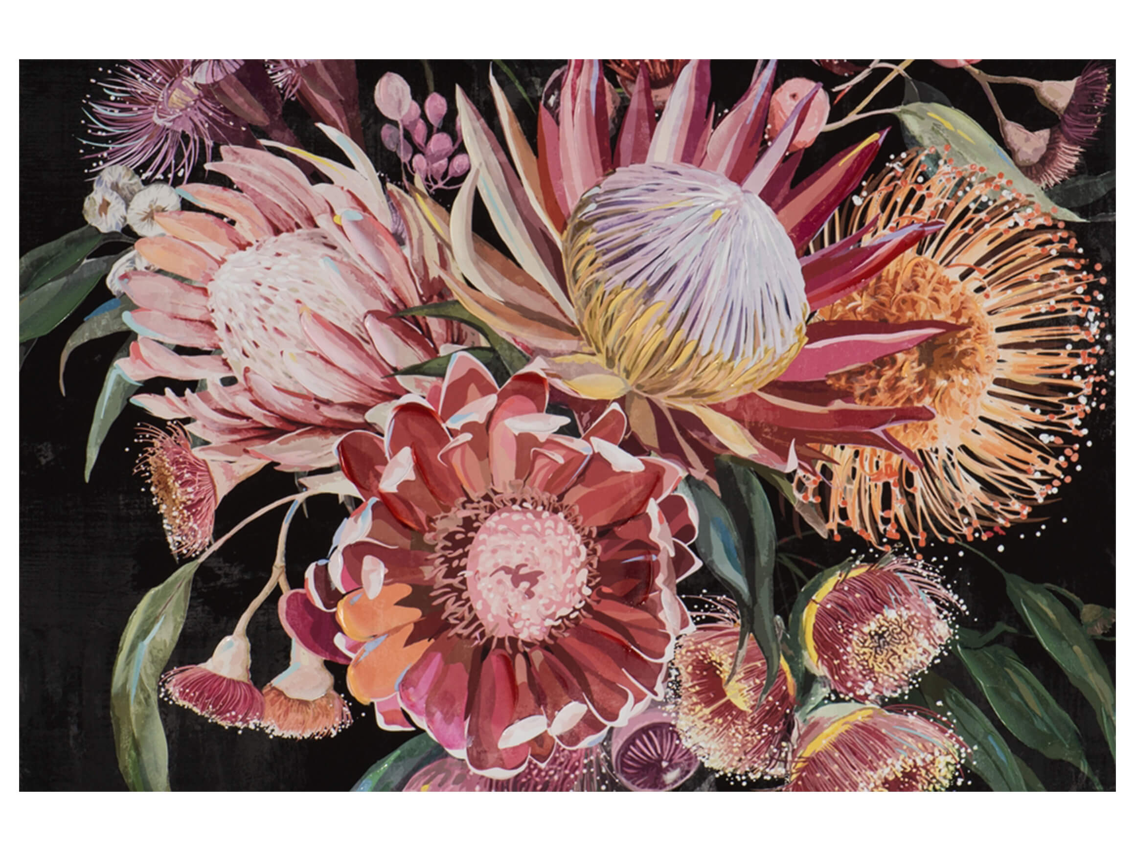 Bild Blumenstrauss Auf Dunklem Hintergrund 2 image LAND