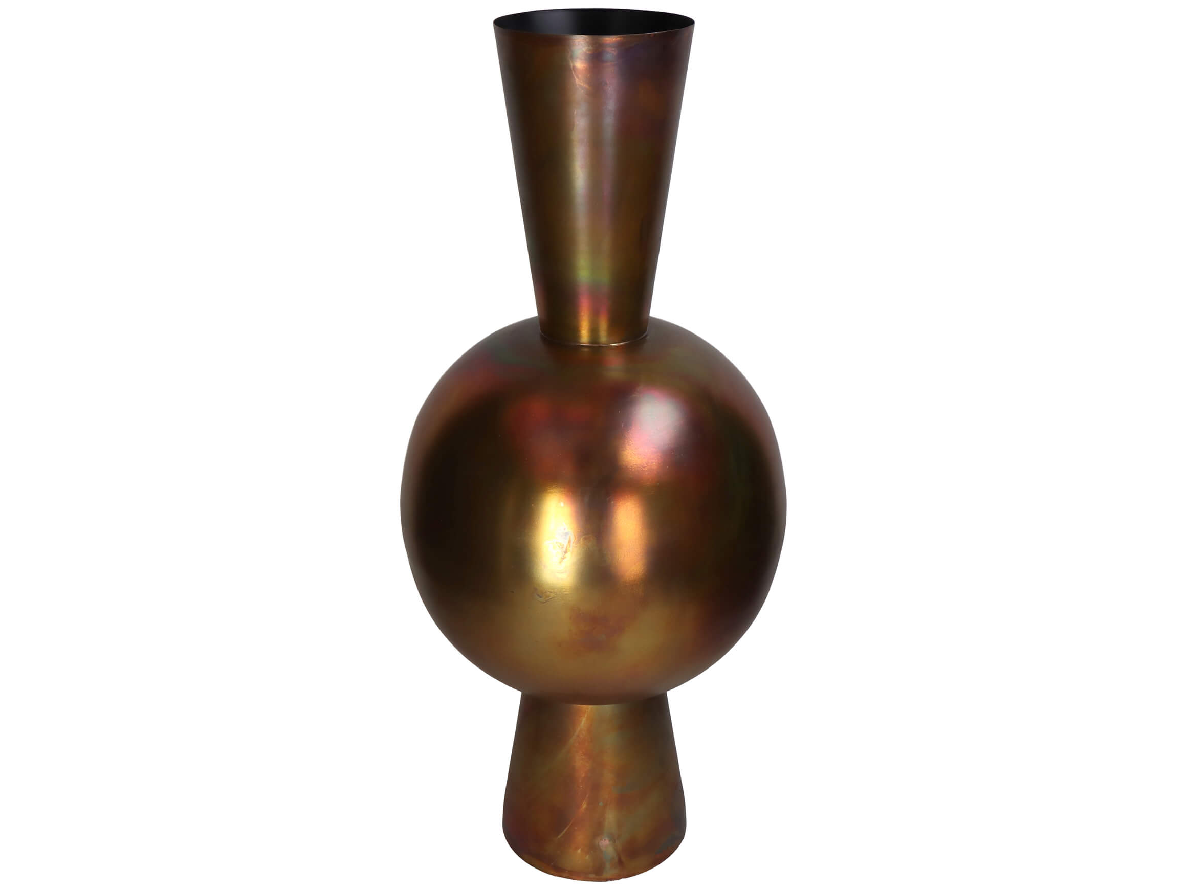 Kersten Vase Eisen, Bronze H: 70 cm  | Schubiger Möbel
