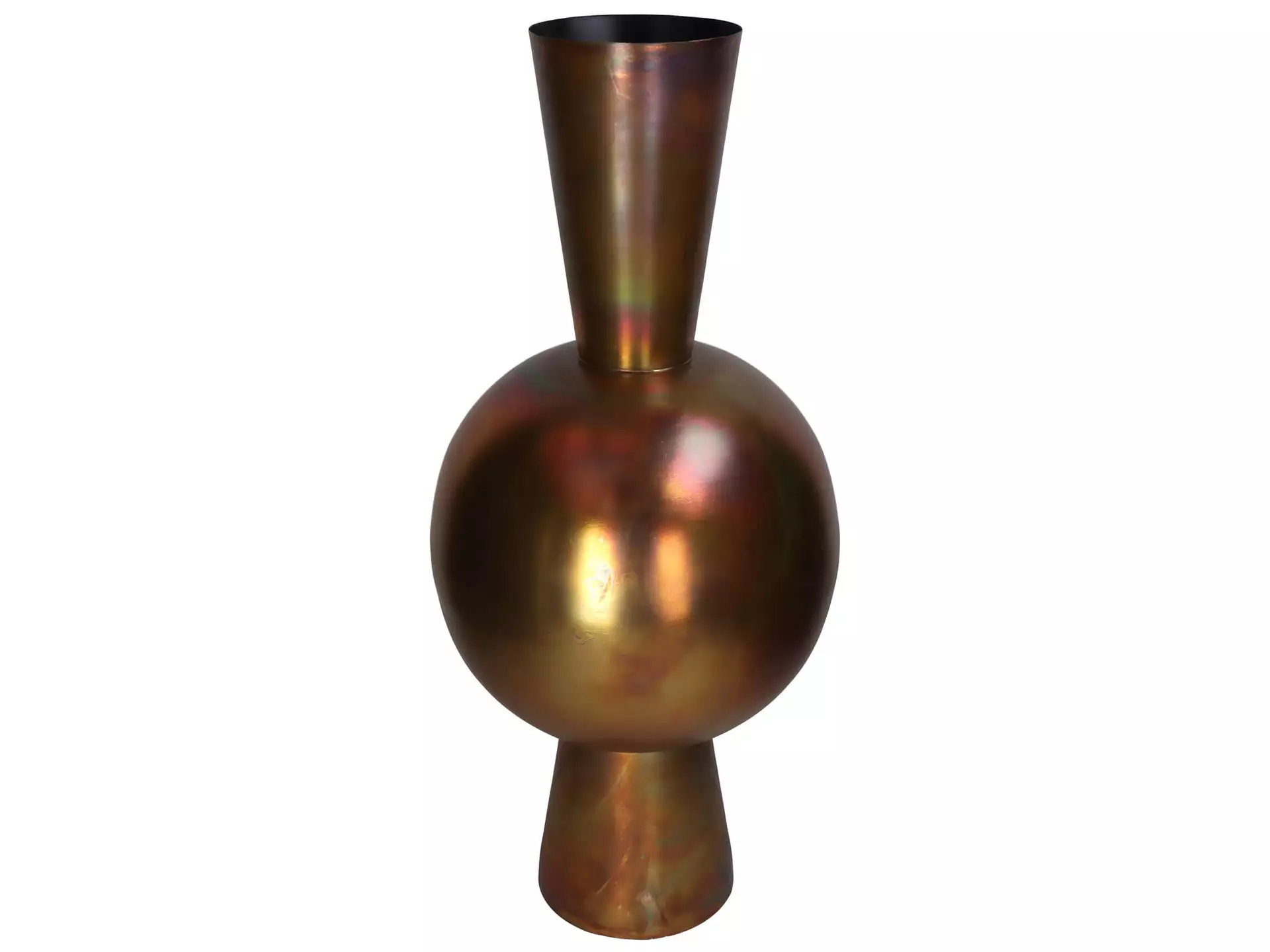 Vase Eisen, Bronze H: 70 cm Kersten