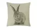 Kissenhülle Sir Rabbit Taupe 50x50 cm Sander AG / Farbe: Taupe