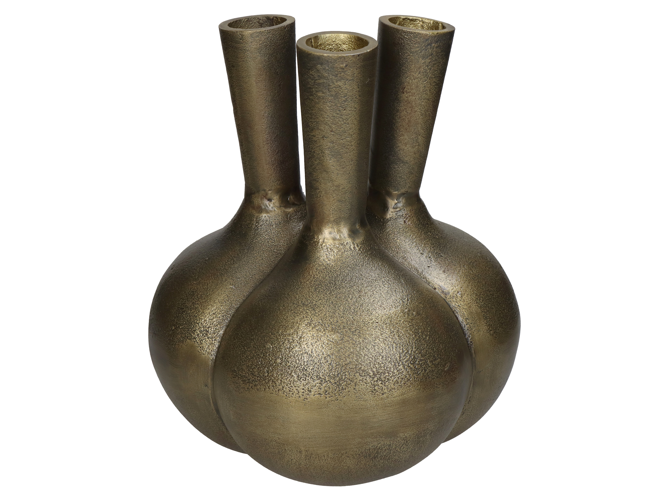 Vase Aluminium Gold H: 36 cm Kersten