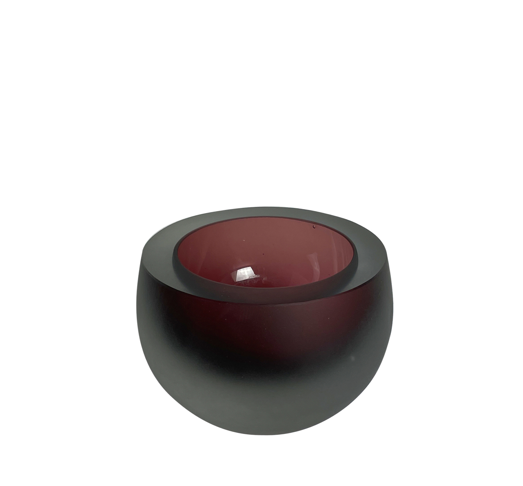 Kaheku Windlicht Olson, Purple-Matt H: 7 cm Violett | Schubiger Möbel