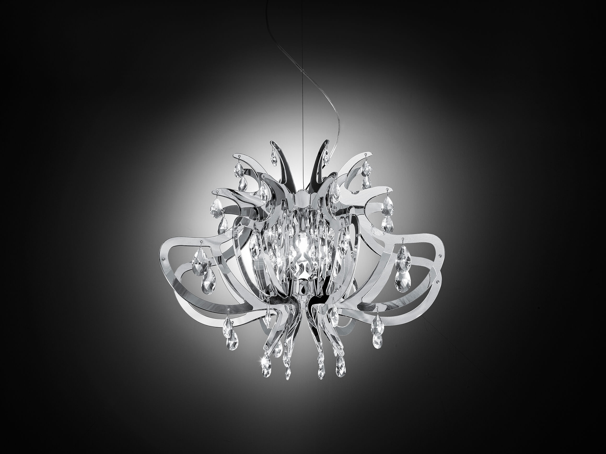 Hängelampe Lina Silver Slamp