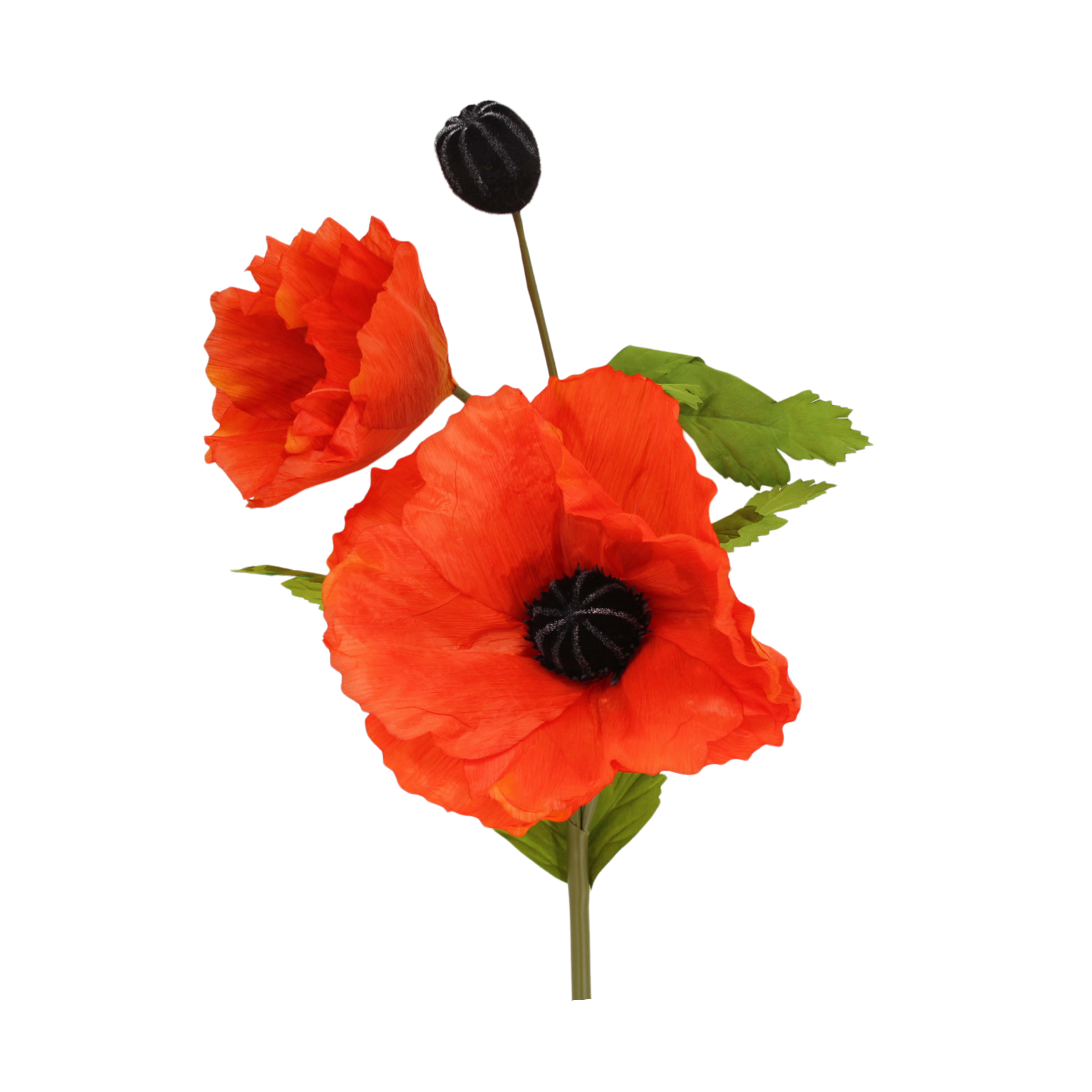 Kunstblumen Mohnblume, Rot Decofinder / Grösse: x cm