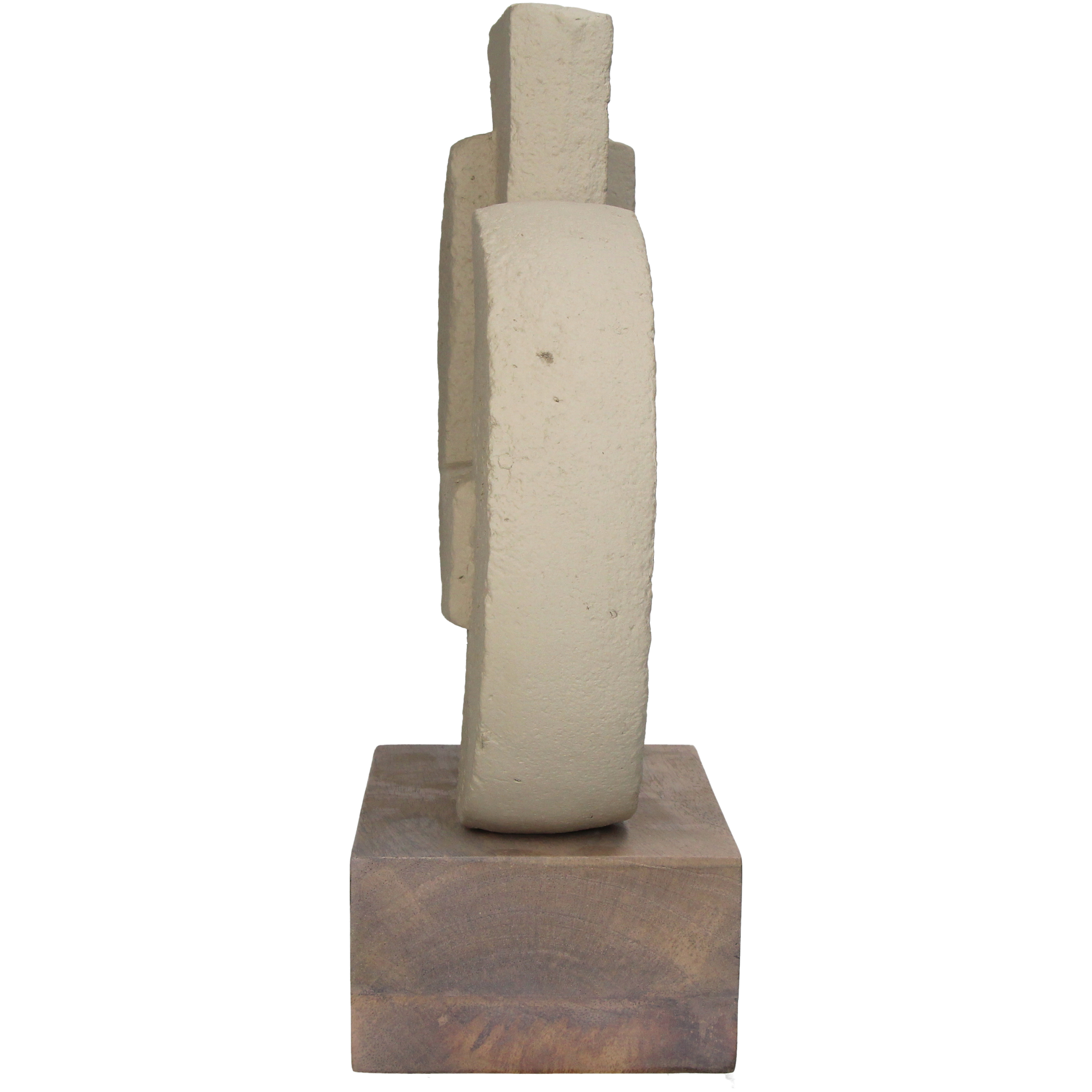 Objekt Papmaché, Beige H: 32 cm Kersten