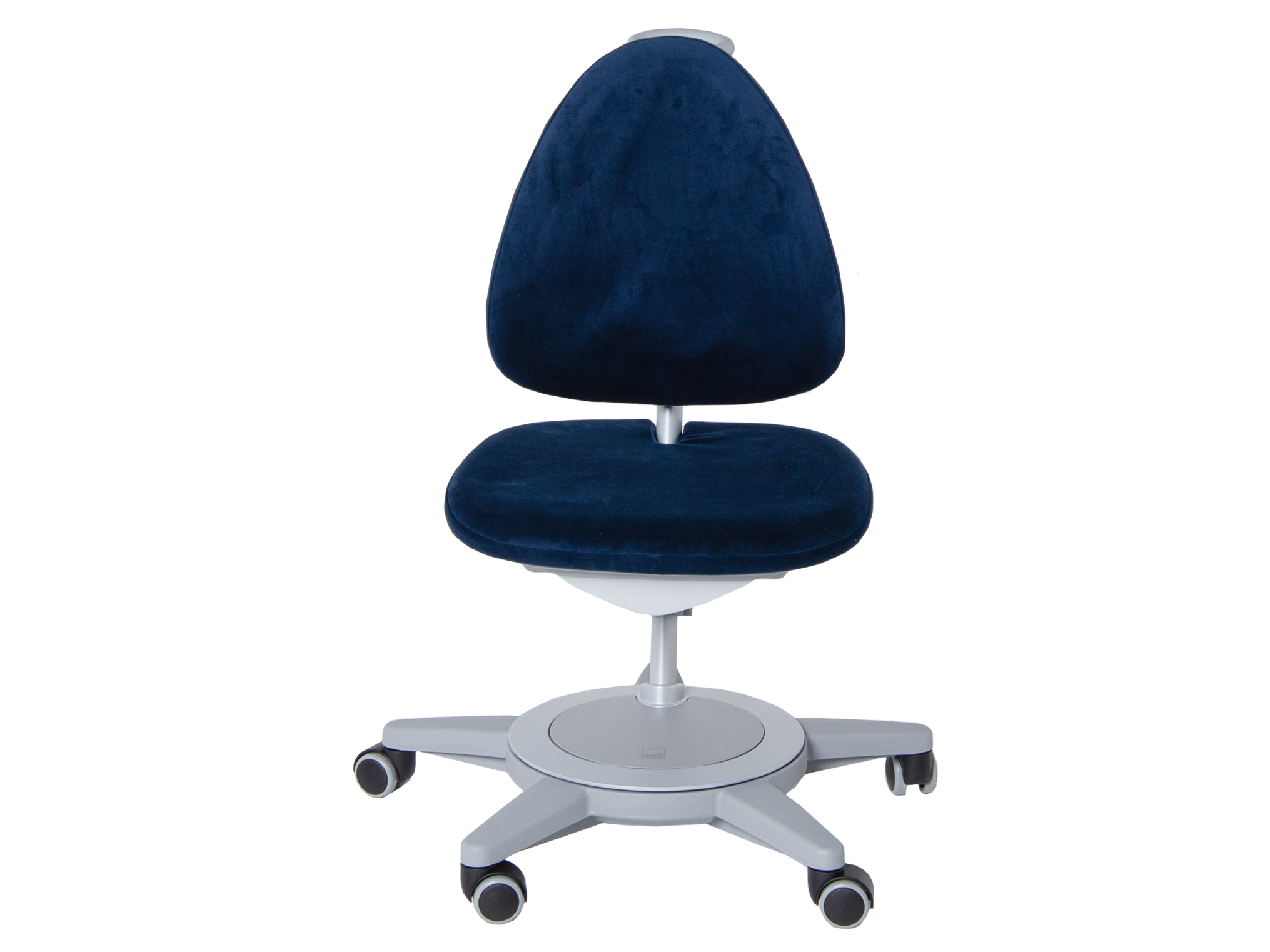 Kinder-Bürostuhl Maximo Grau-Blau Moll