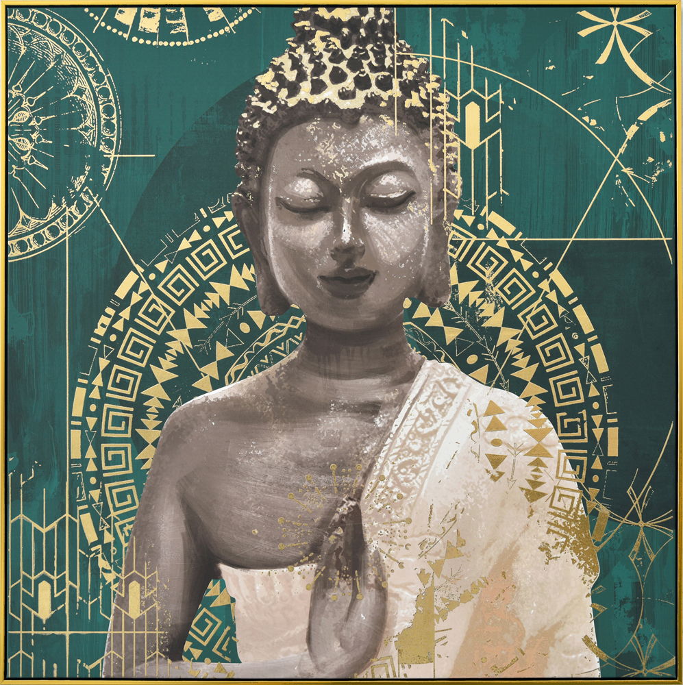 Gemälde-Meditierender Buddha-image LAND