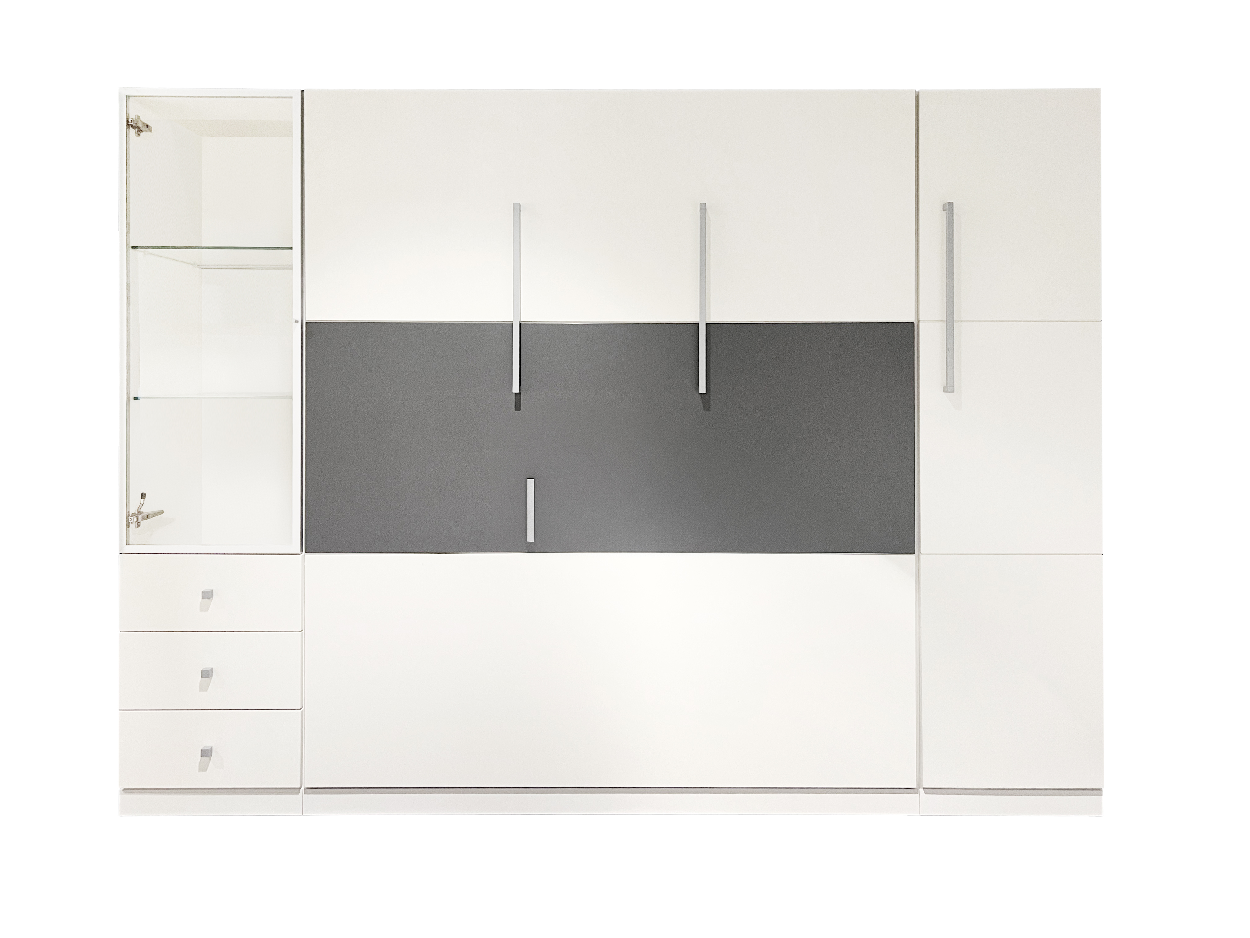 Schrankbett Maralik Nehl / Farbe: Weiss