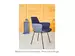 Stuhl Miriam Plantagie / Farbe: Grau Marron / Bezugsmaterial: Leder