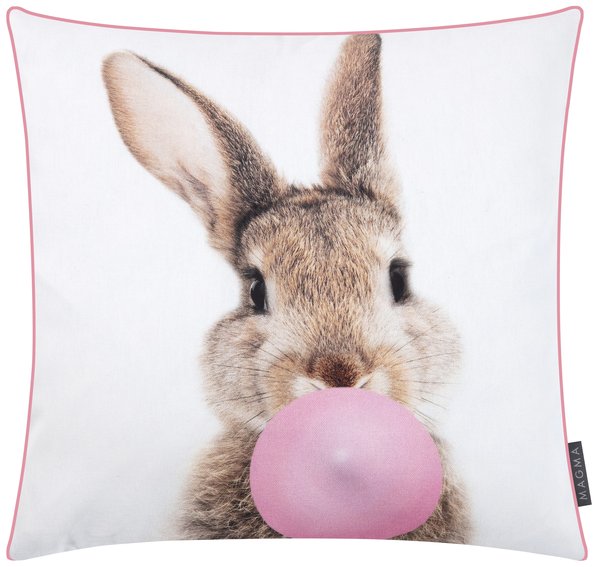 Kissenhülle-Rabbit Bubblegum 45x45 cm-Magma