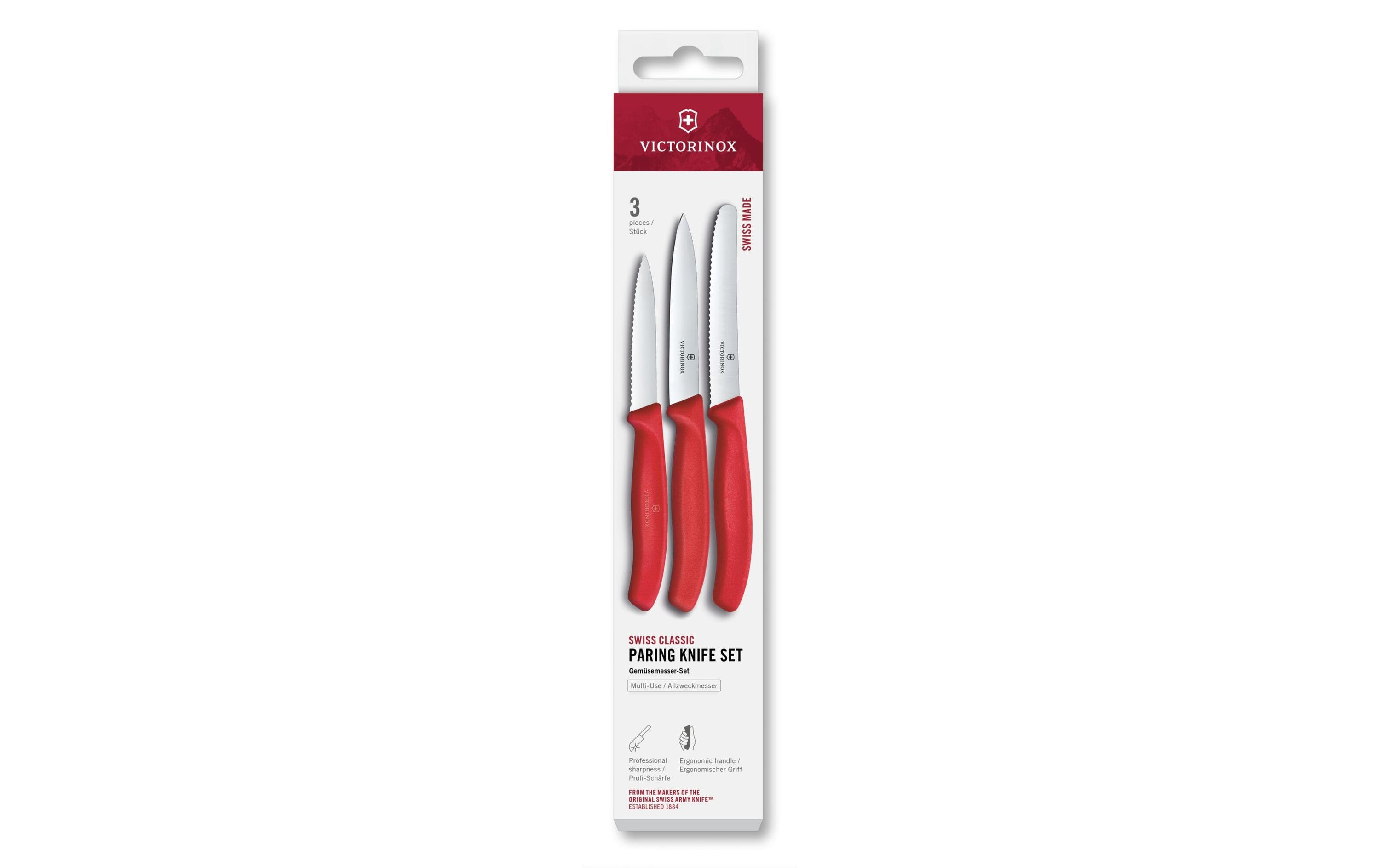 Gemüsemesser-Set Swiss Classic, Von Victorinox Alltron / Farbe: Rot