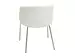 Stuhl Now! Dining, Textilleder Weiss, Metall, b 55,5 cm