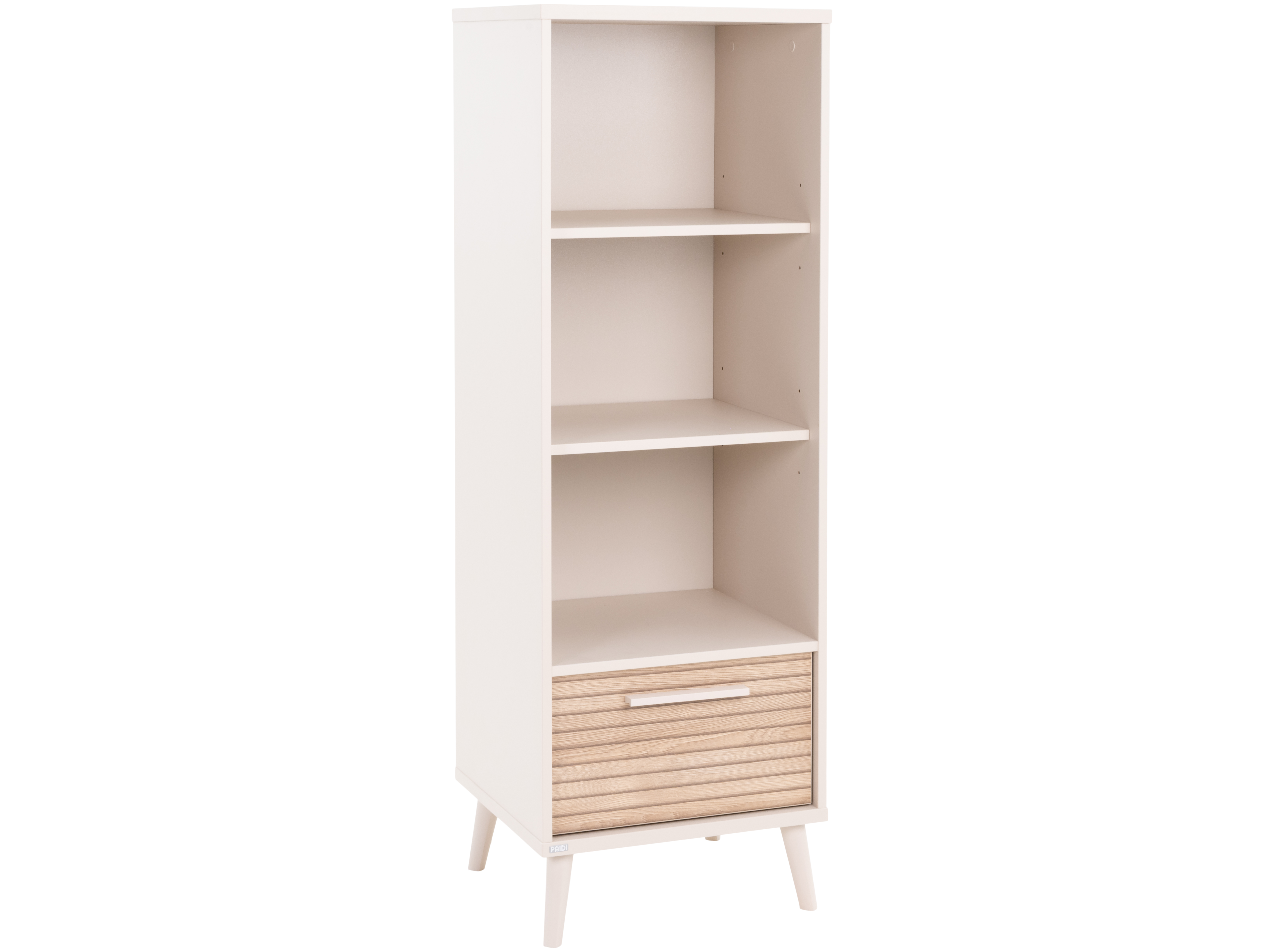 Eefje freestanding shelf by Paidi / Colour: Cashmere/Groovy Oak / Dimensions: 49 x 41 cm