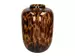 Vase Leopard Braun H: 42 cm Kersten / Farbe: Gelb Braun
