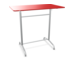 Rigi hot-dip galvanised metal bar table from Schaffner / Colour: maple ...
