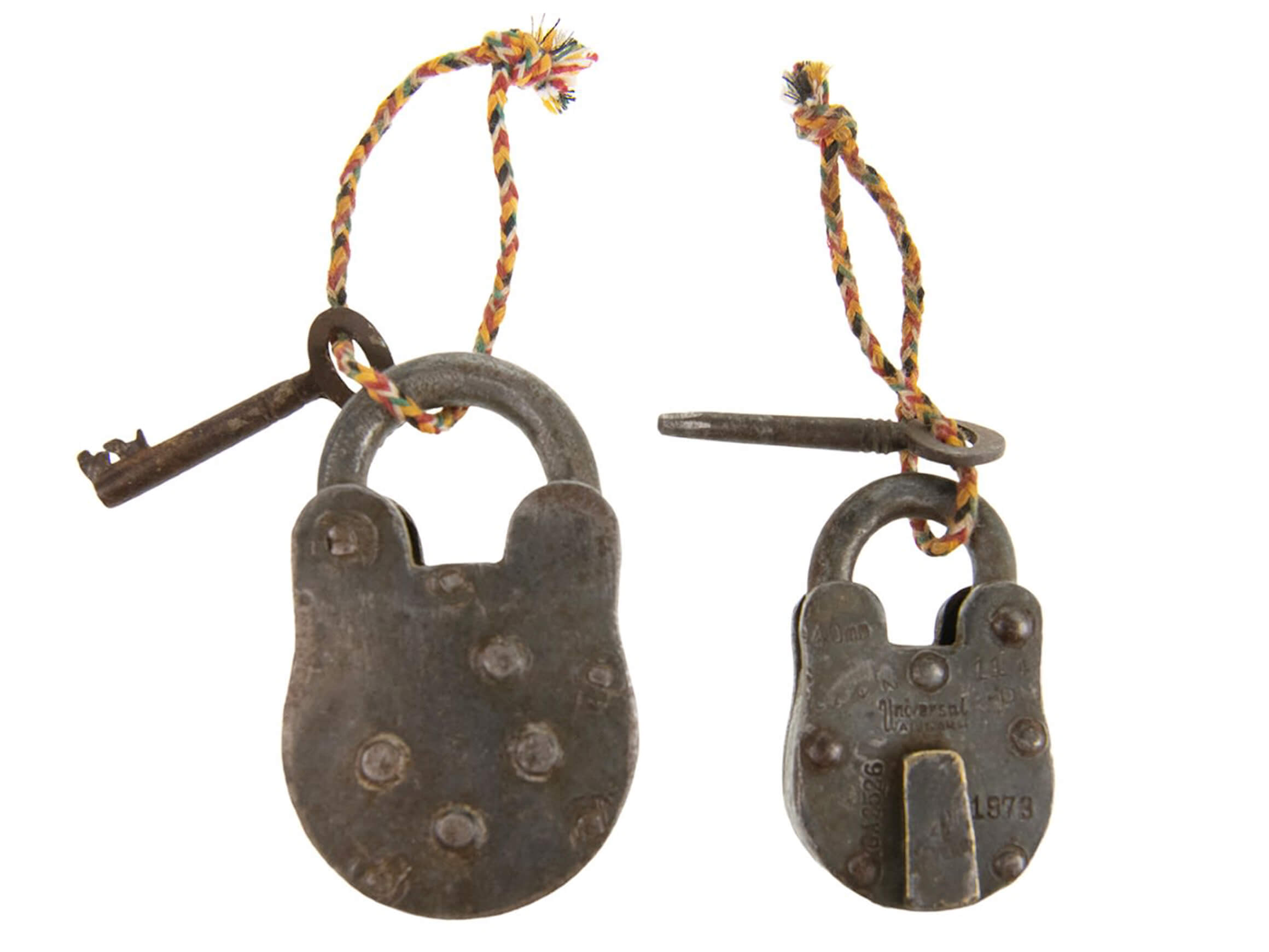 Serrure en métal H : 11 cm Decofinder