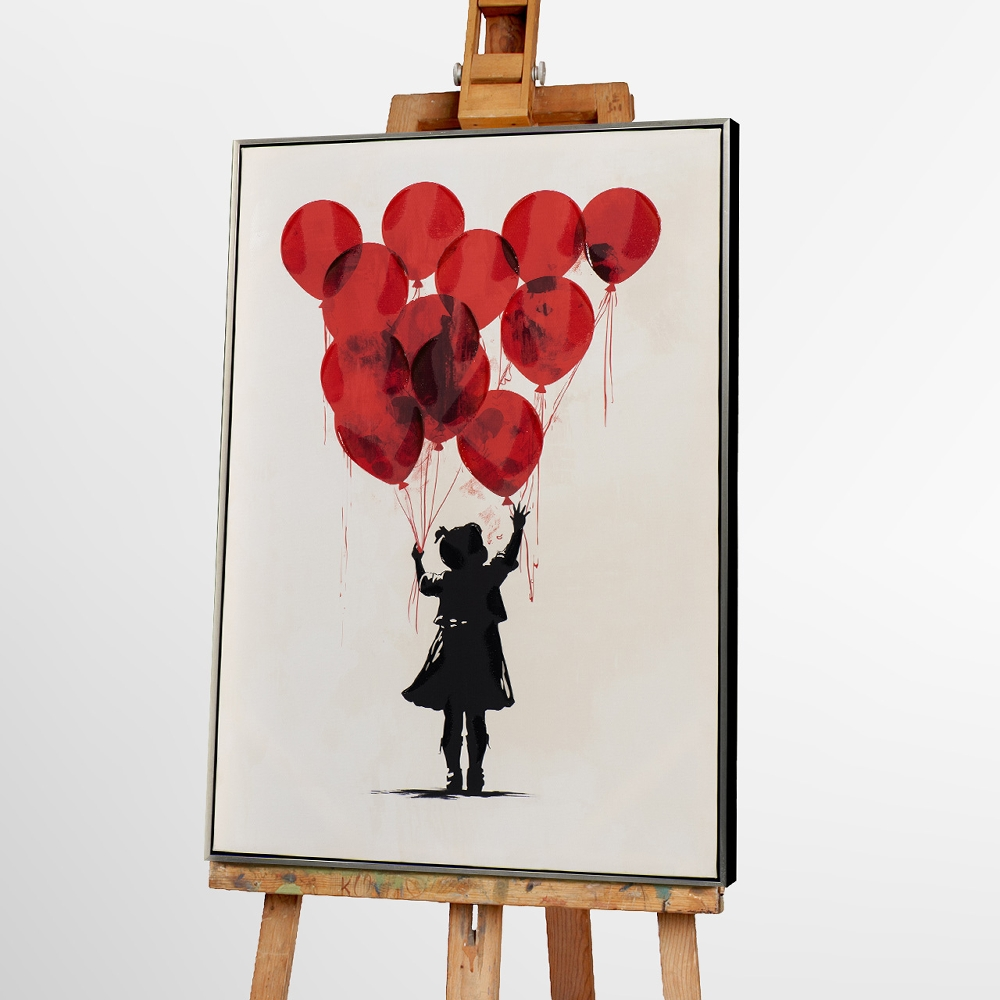 Bild Ballon Girl image LAND / Grösse: 90 x 60 cm