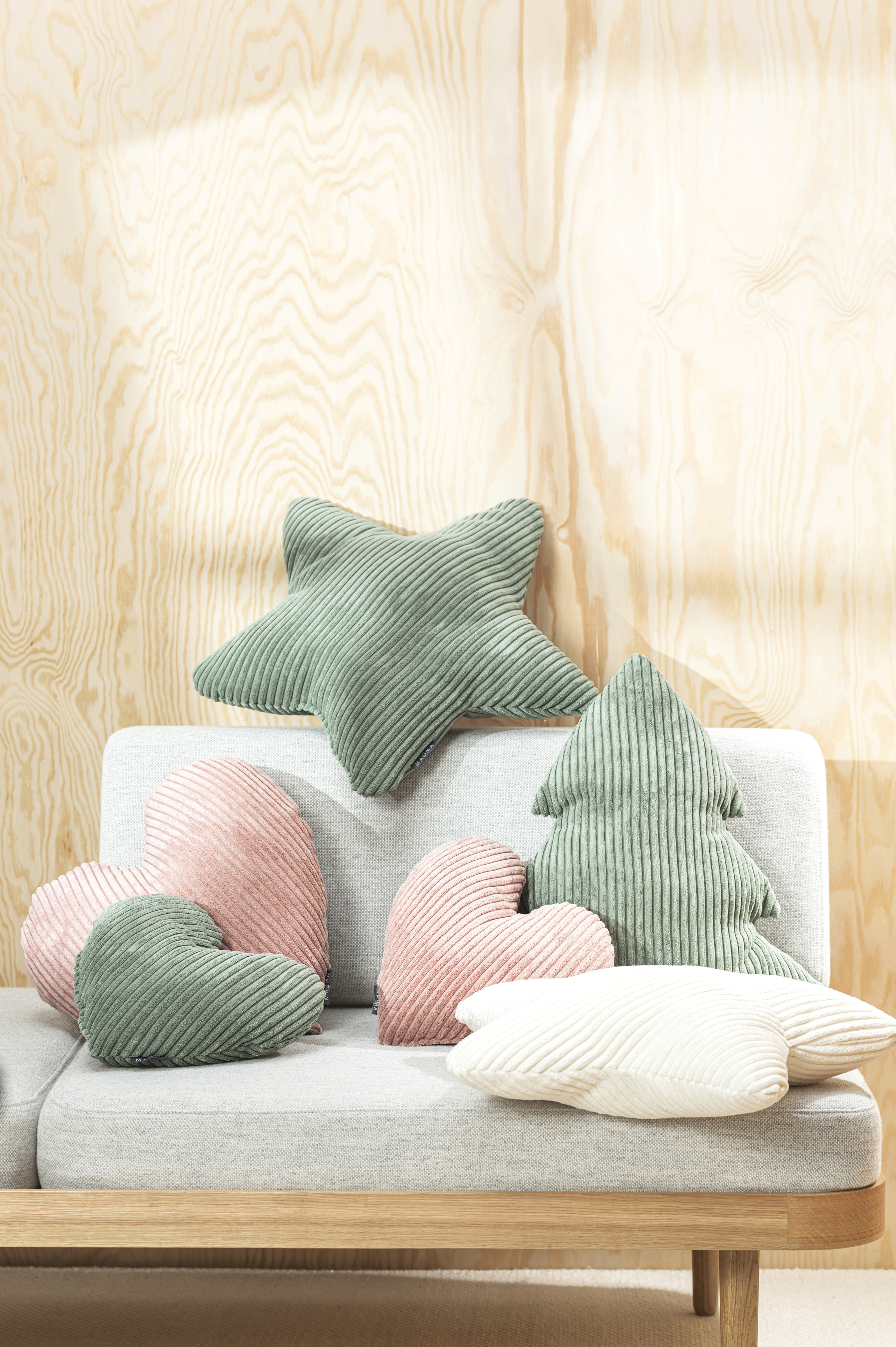 Herzkissen Shara, Rose D: 32 cm Magma