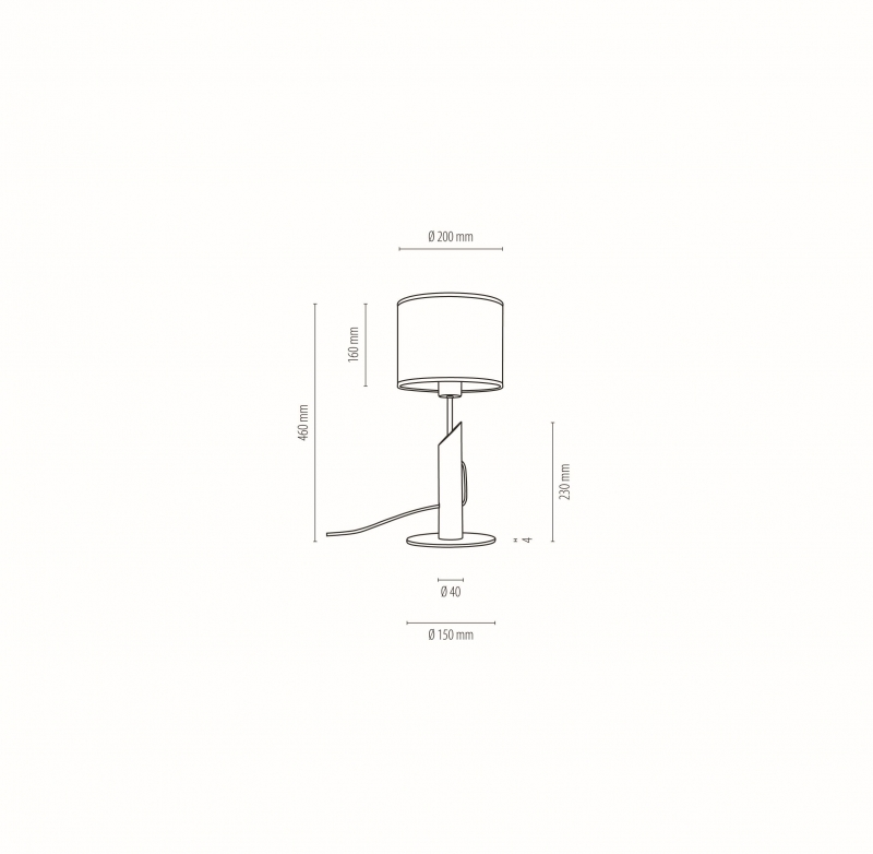 Tischlampe Urla Ribaglob