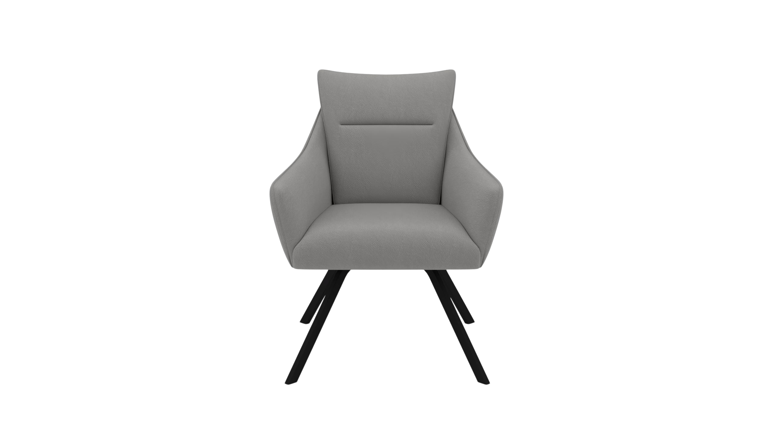 Stuhl Pegasus b - UrbanDesign / Farbe: Stahl / Bezugsmaterial: Leder