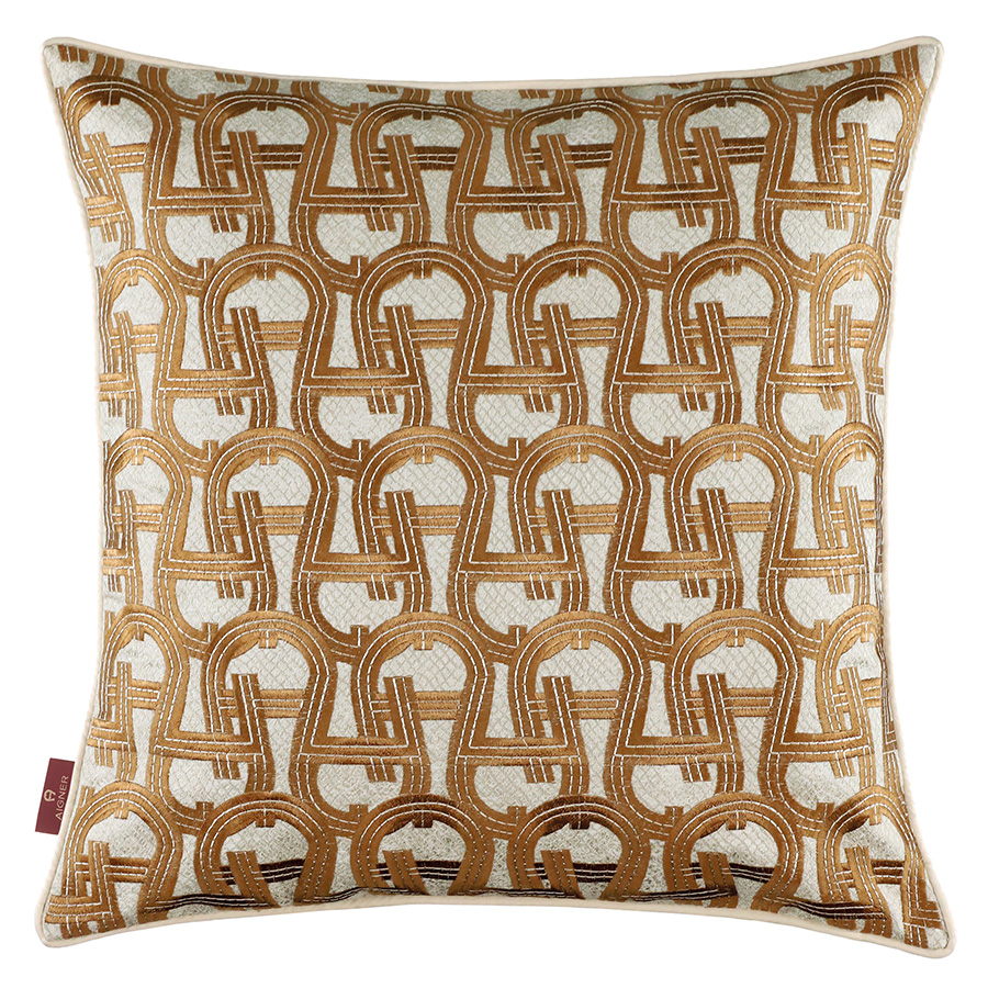 Stoeckel & Grimmler Kissenhülle Next Kupfer 45x45 cm Braun | Schubiger Möbel
