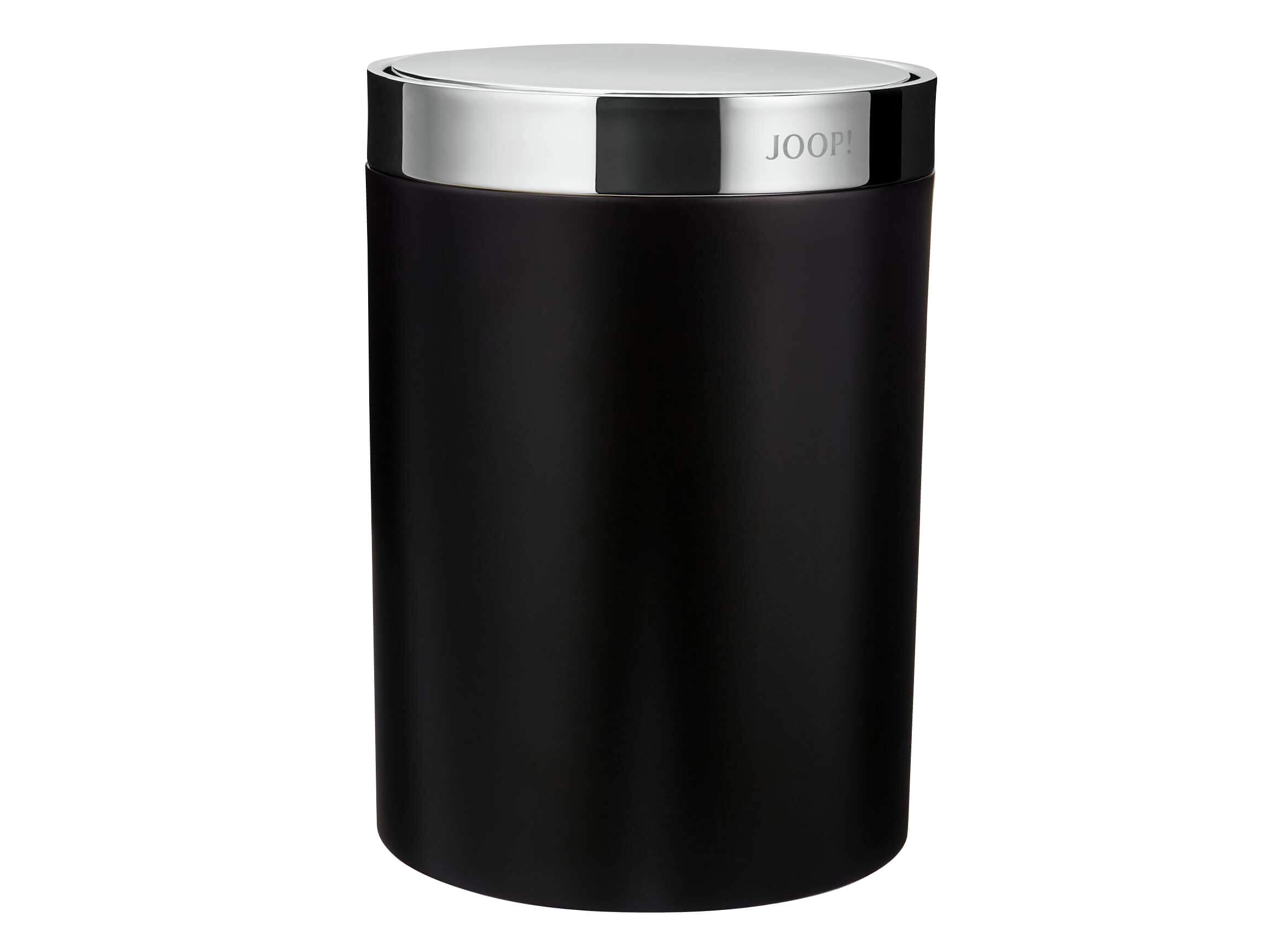 Joop Badeimer mit Schwingdeckel Joop! Chromeline Black H: 27 cm Schwarz | Schubiger Möbel