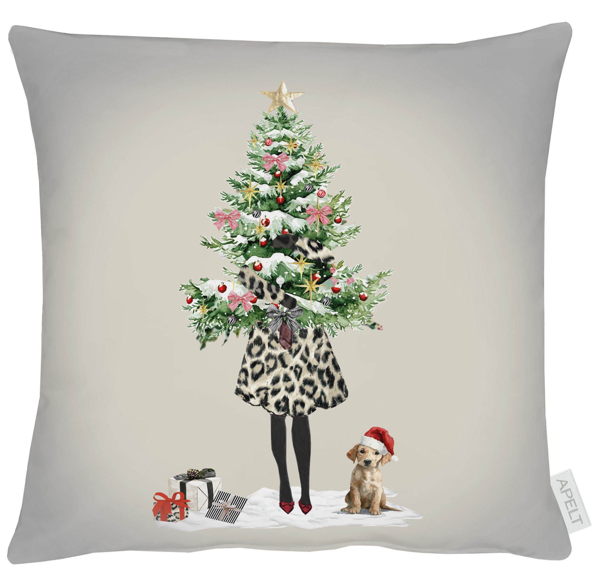 Apelt Kissenhülle Holly 40x40 cm, Grau Grau | Schubiger Möbel