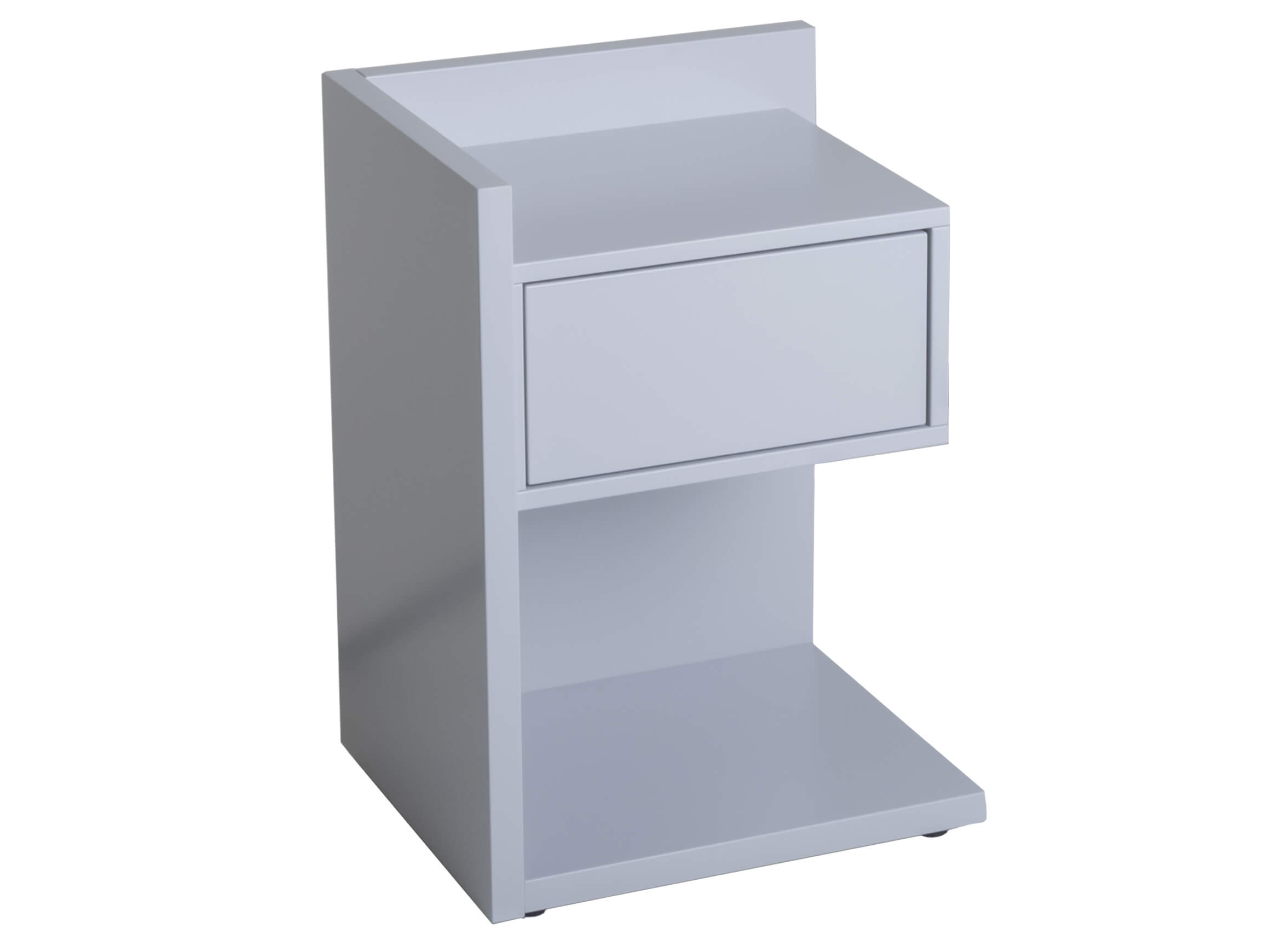 Nachttisch Count Lichtgrau Rechts Ruf / Farbe: Lichtgrau