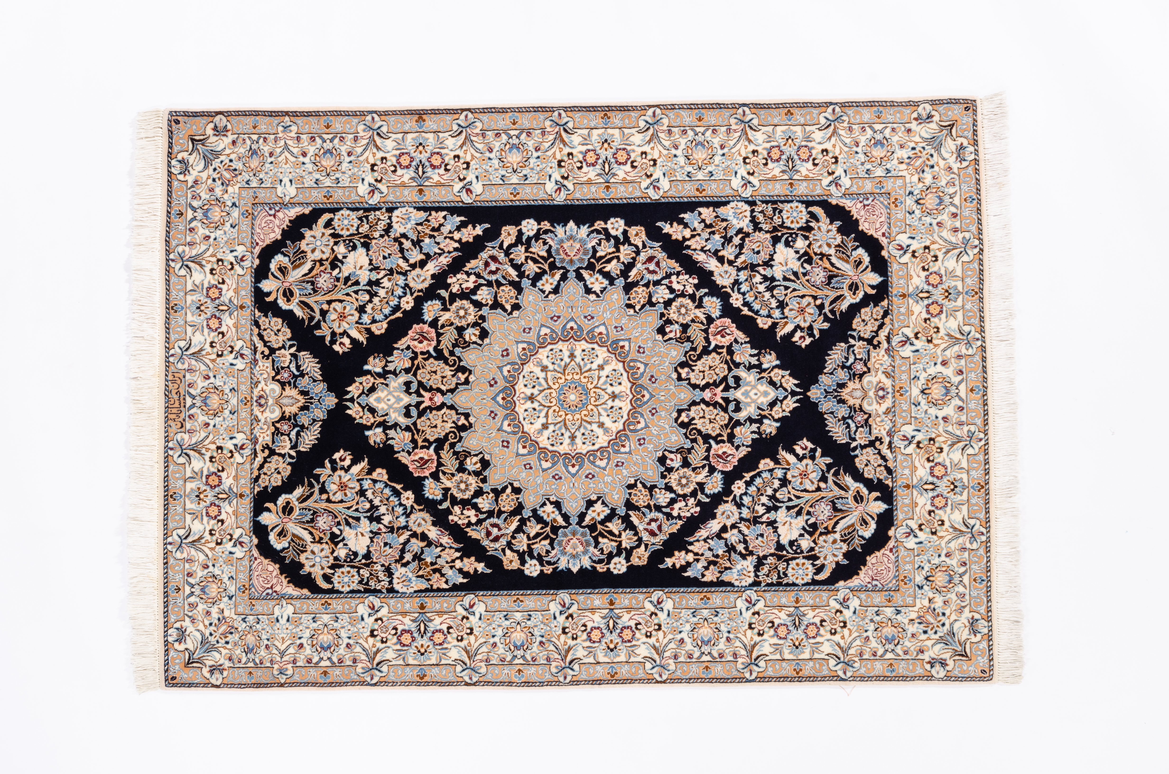 Klassischer Teppich Nain Negra/ Farbe: Braun / Masse (BxT) :105x150 cm