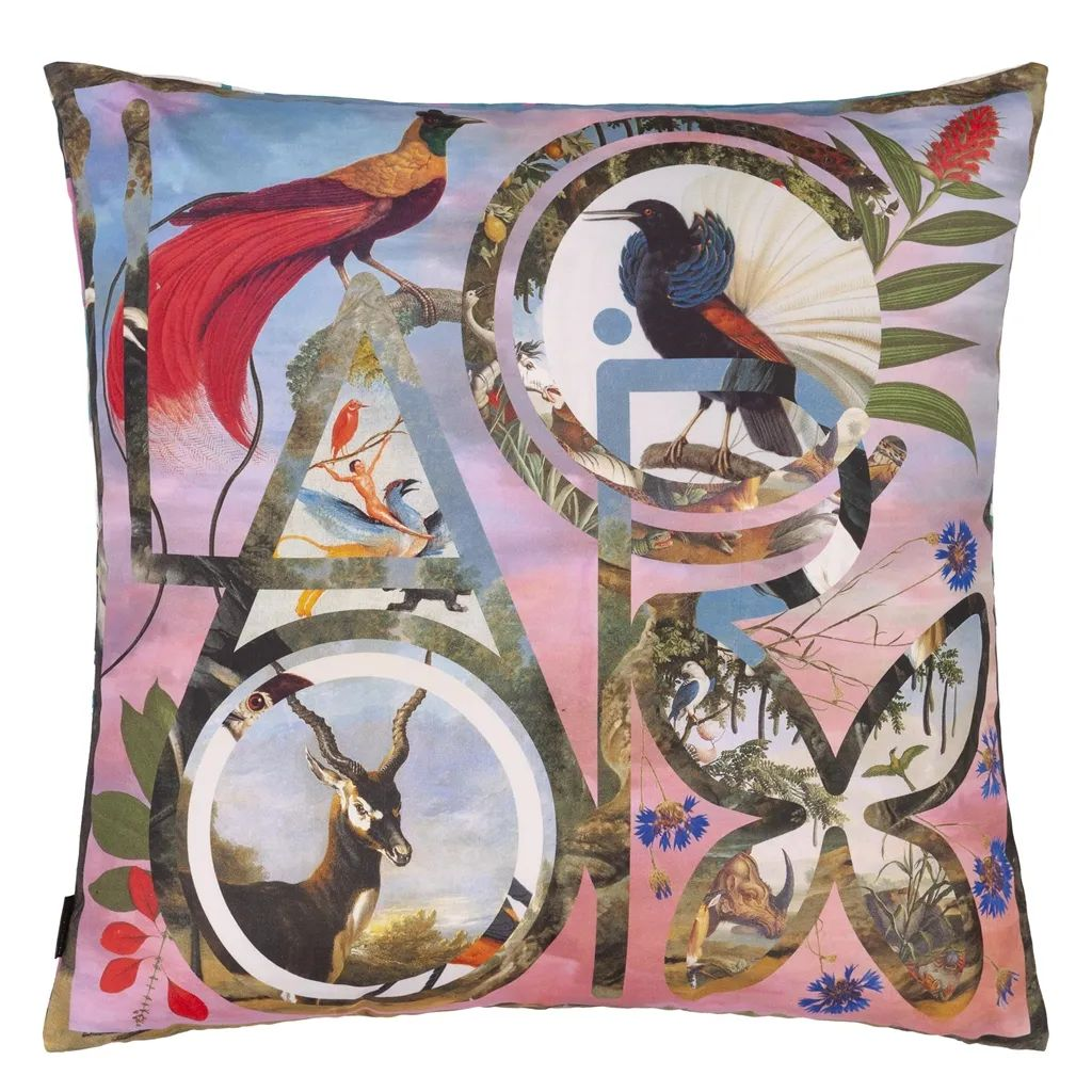 Kissen Lacroix Paradise - Flamingo Designers Guild / Farbe: Mehrfarbig von Christian Lacroix